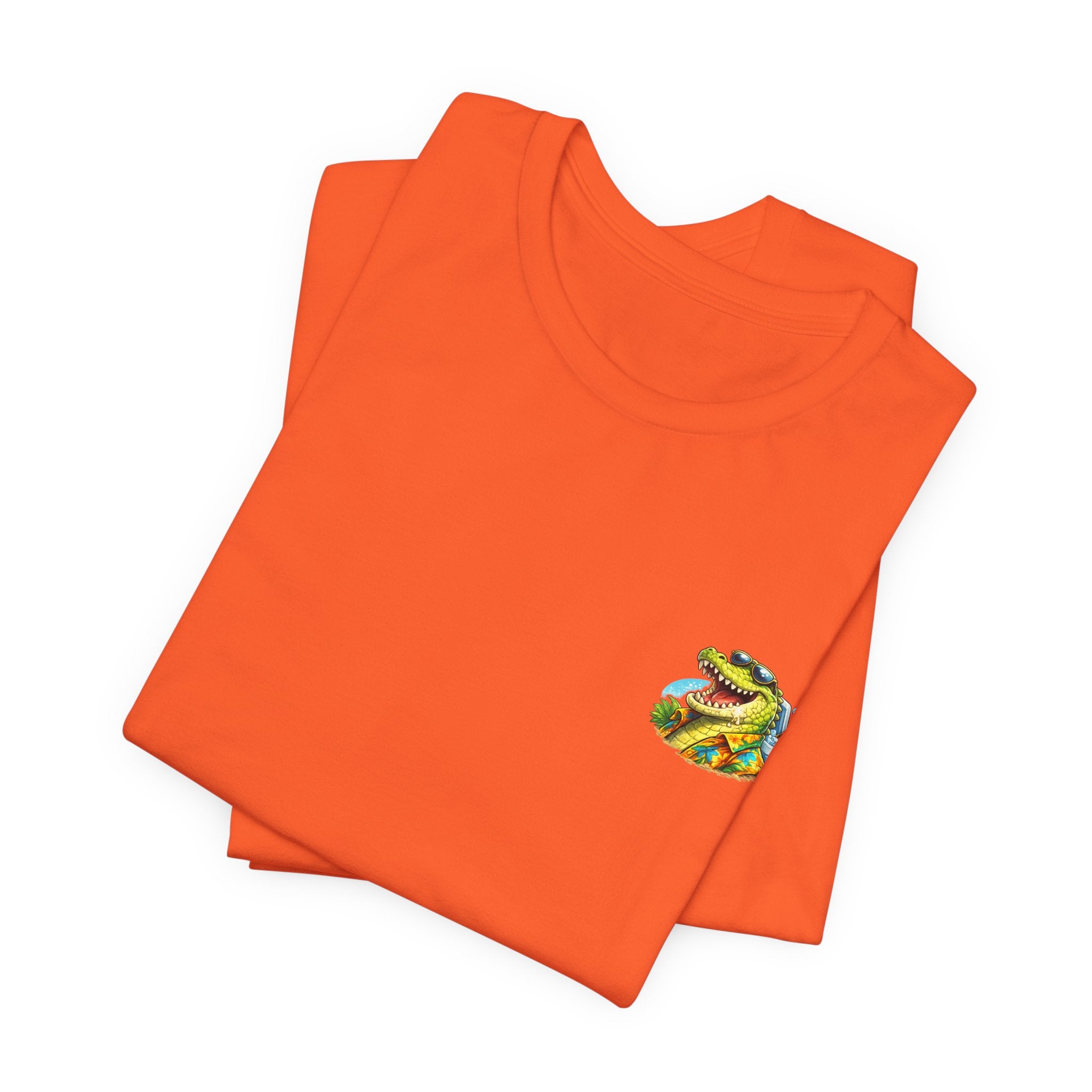 One More Round Turtle Tee — Retro Alligator Bar Fishing Graphic T-Shirt