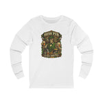 Irish Pub St. Patrick's Day Long Sleeve Tee — 'Irish Pub' Vintage Skull Beer Design