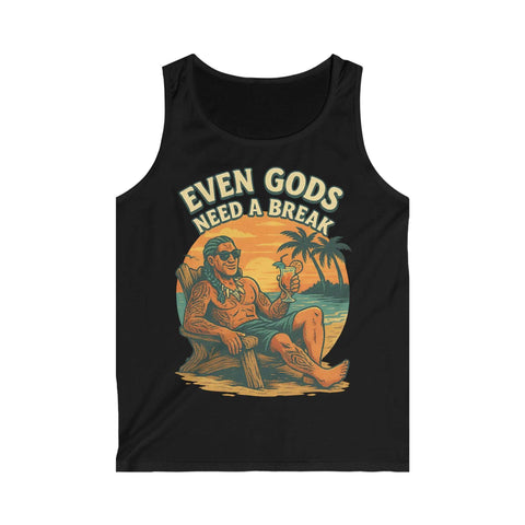 Tank Top - Gods Need to Chill - Men&