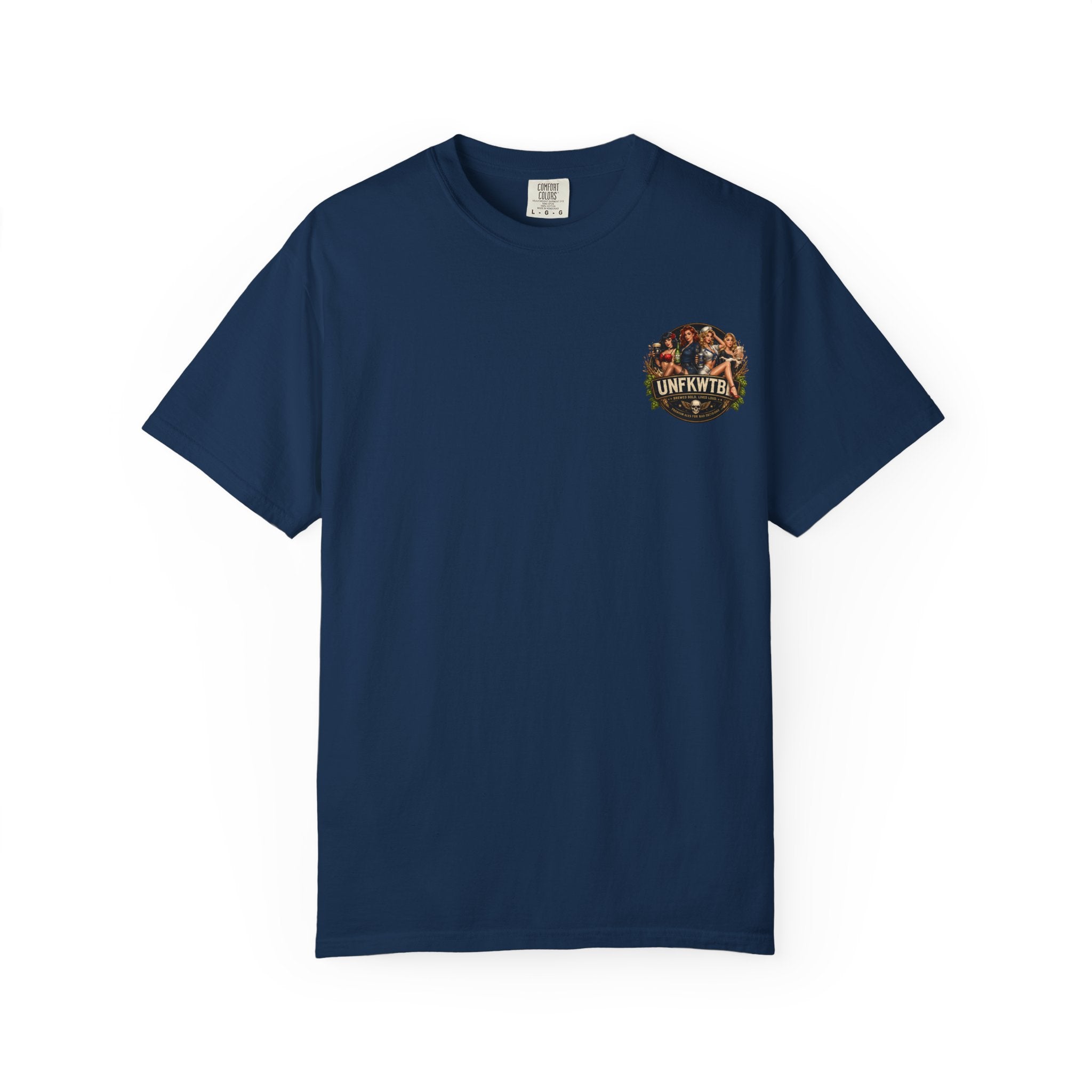 Beer Pinup T-Shirt – "Good Ale, Bad Choices" Retro Graphic Tee