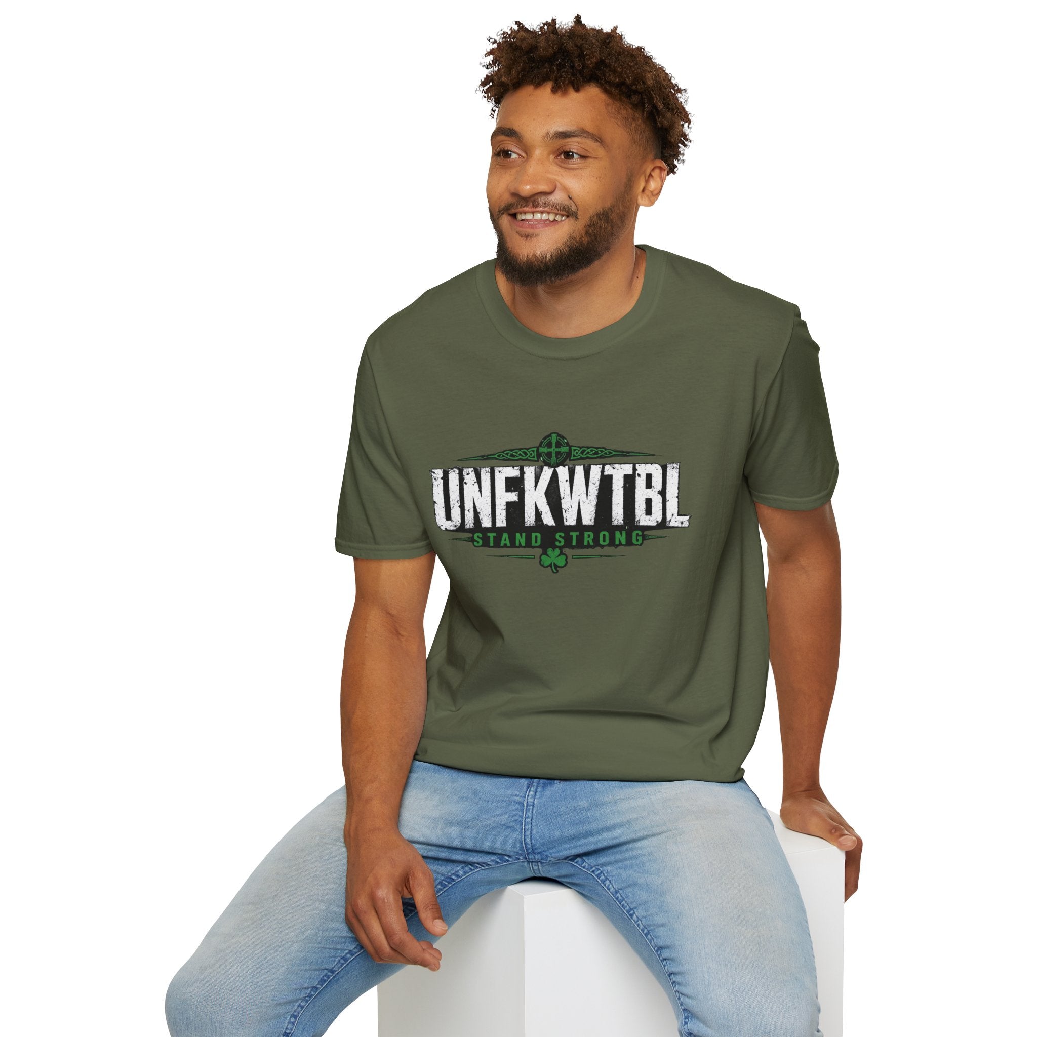 Unfkwtbl "Stand Strong" T-Shirt — Inspirational Resilience Tee