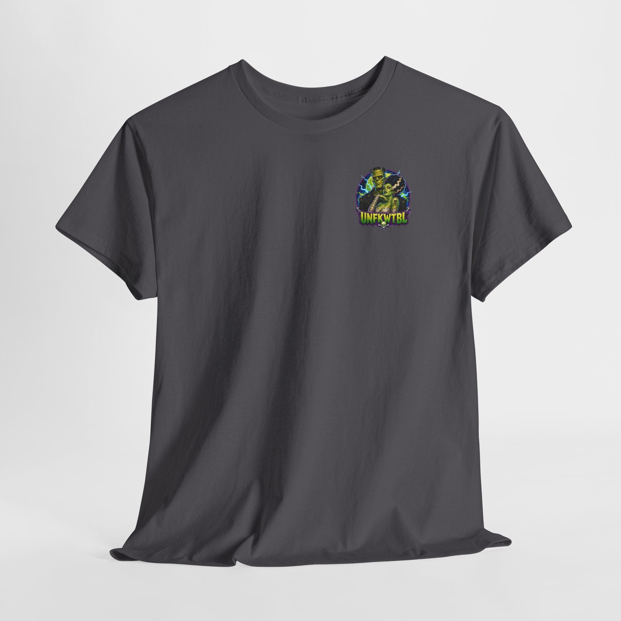 Frankenstein Graphic Tee — "UNFKWTBL" Retro Horror Poster T-Shirt