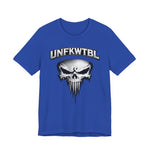 Skull Graphic T-Shirt - UNFKWTBL Gothic Drip Logo Tee