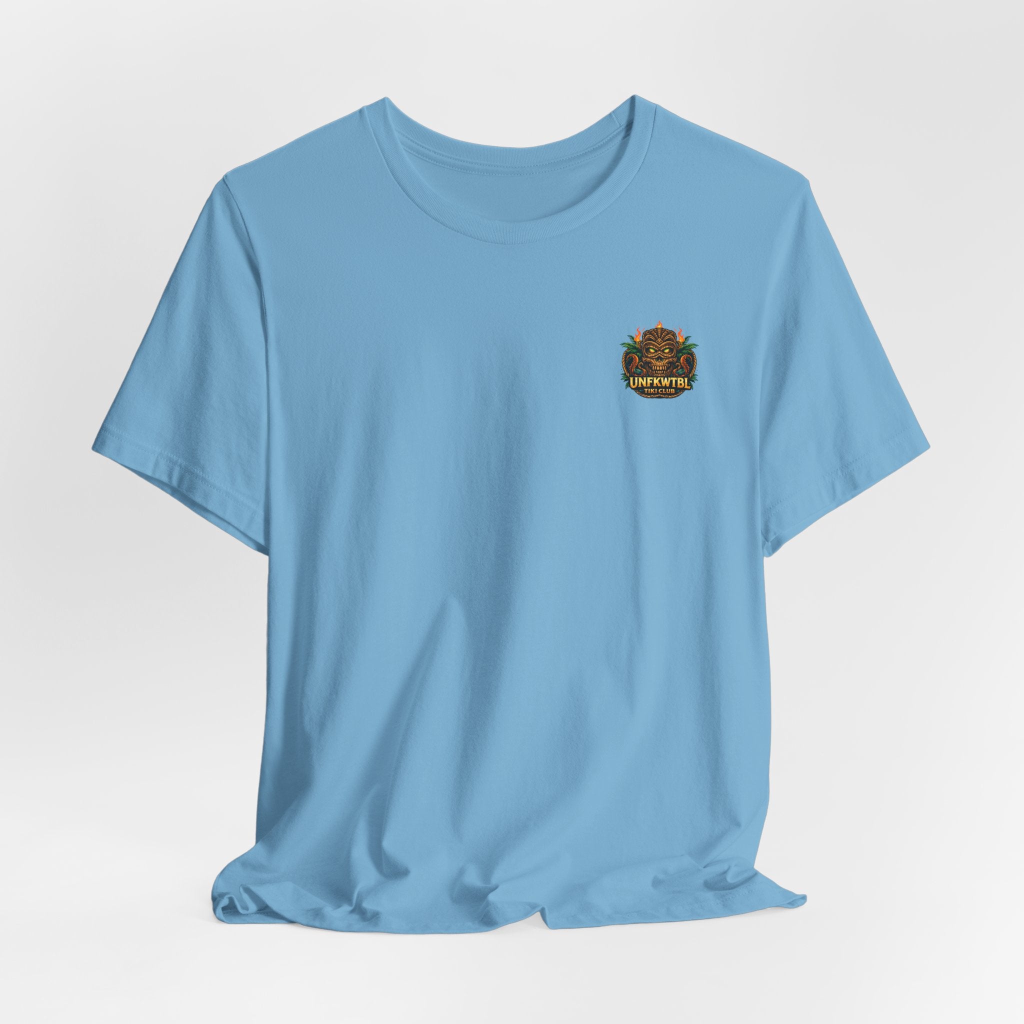 Cursed Paradise T-Shirt — Tropical Tiki Skull Graphic Tee