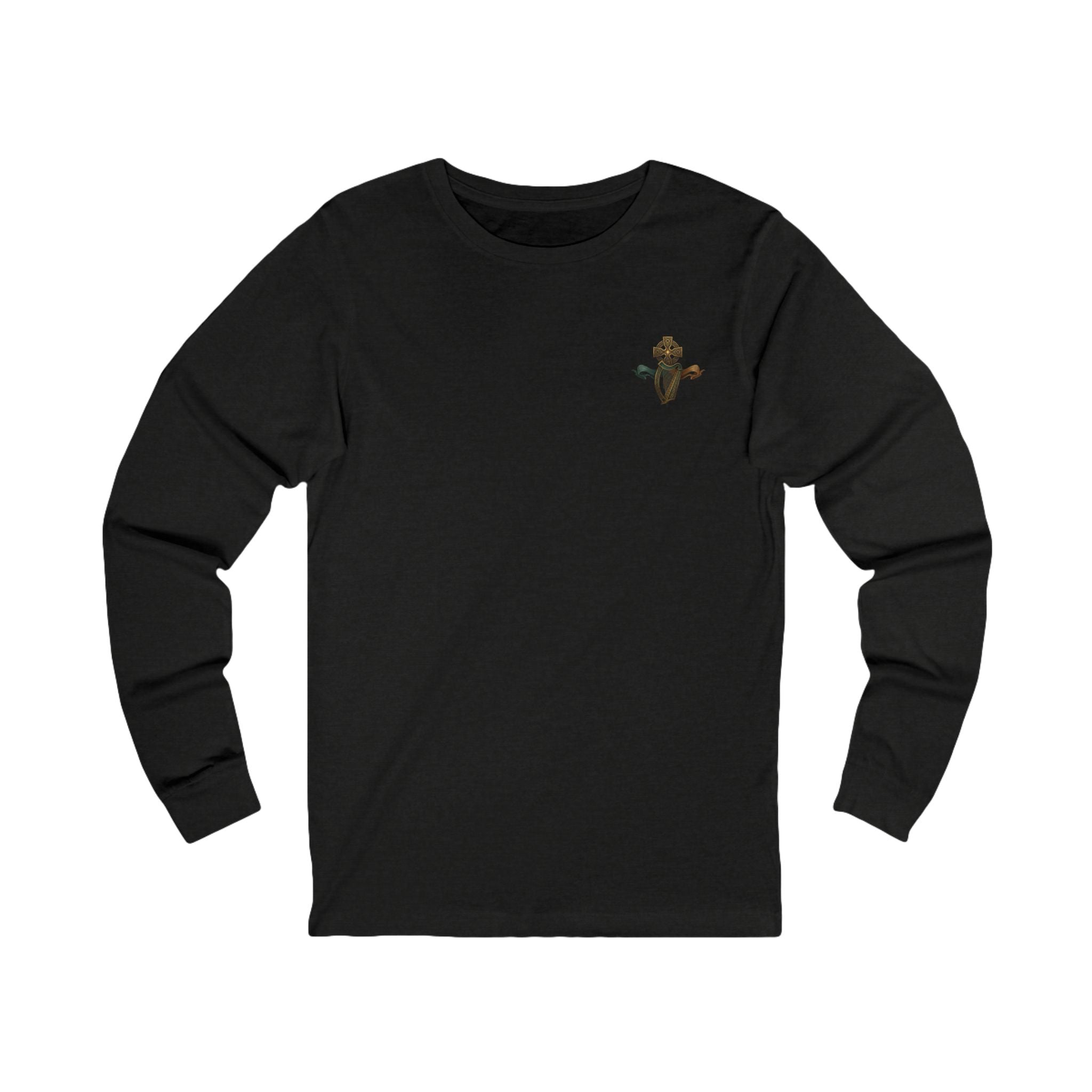 Irish Skull Leprechaun Long Sleeve Tee — “Éire Go Brách” St. Patrick’s Shirt