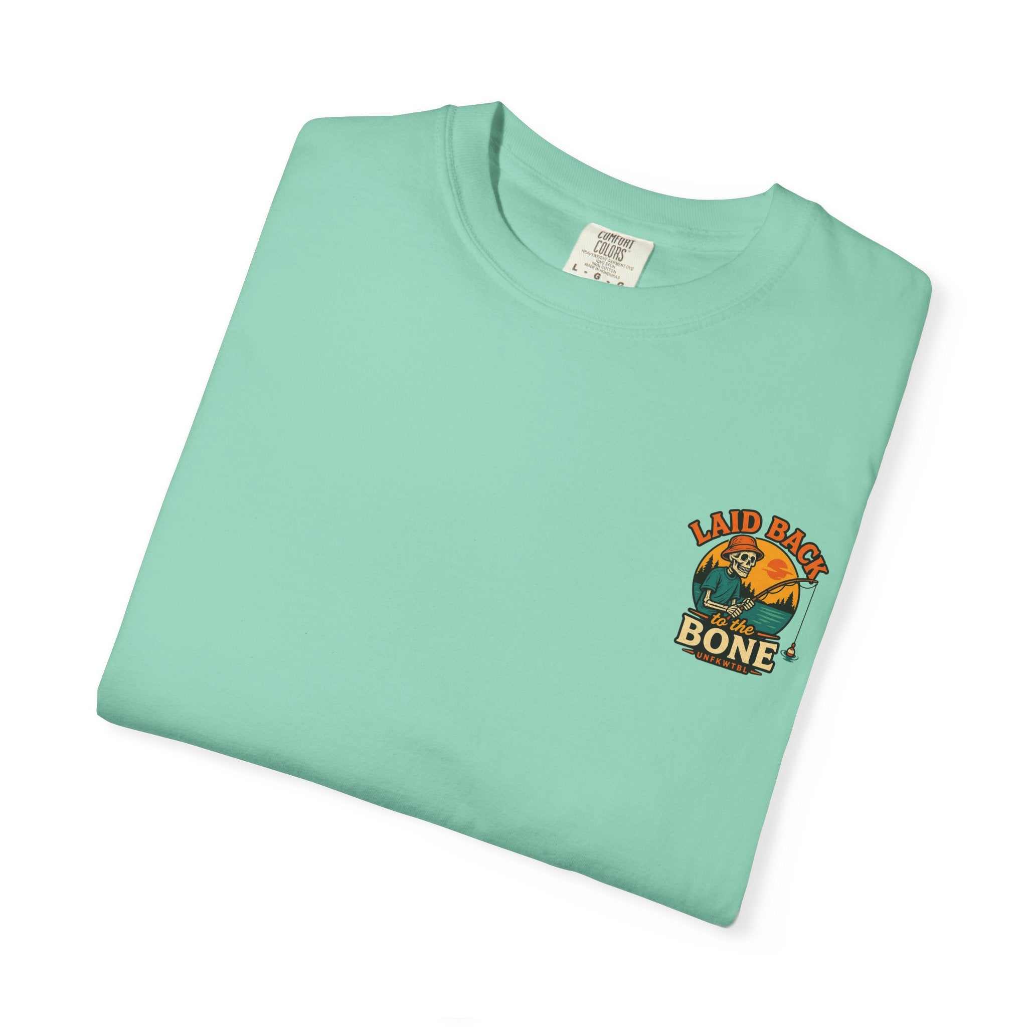 T-Shirt — "Gone Fishing" Retro Skeleton Fishing Graphic Tee