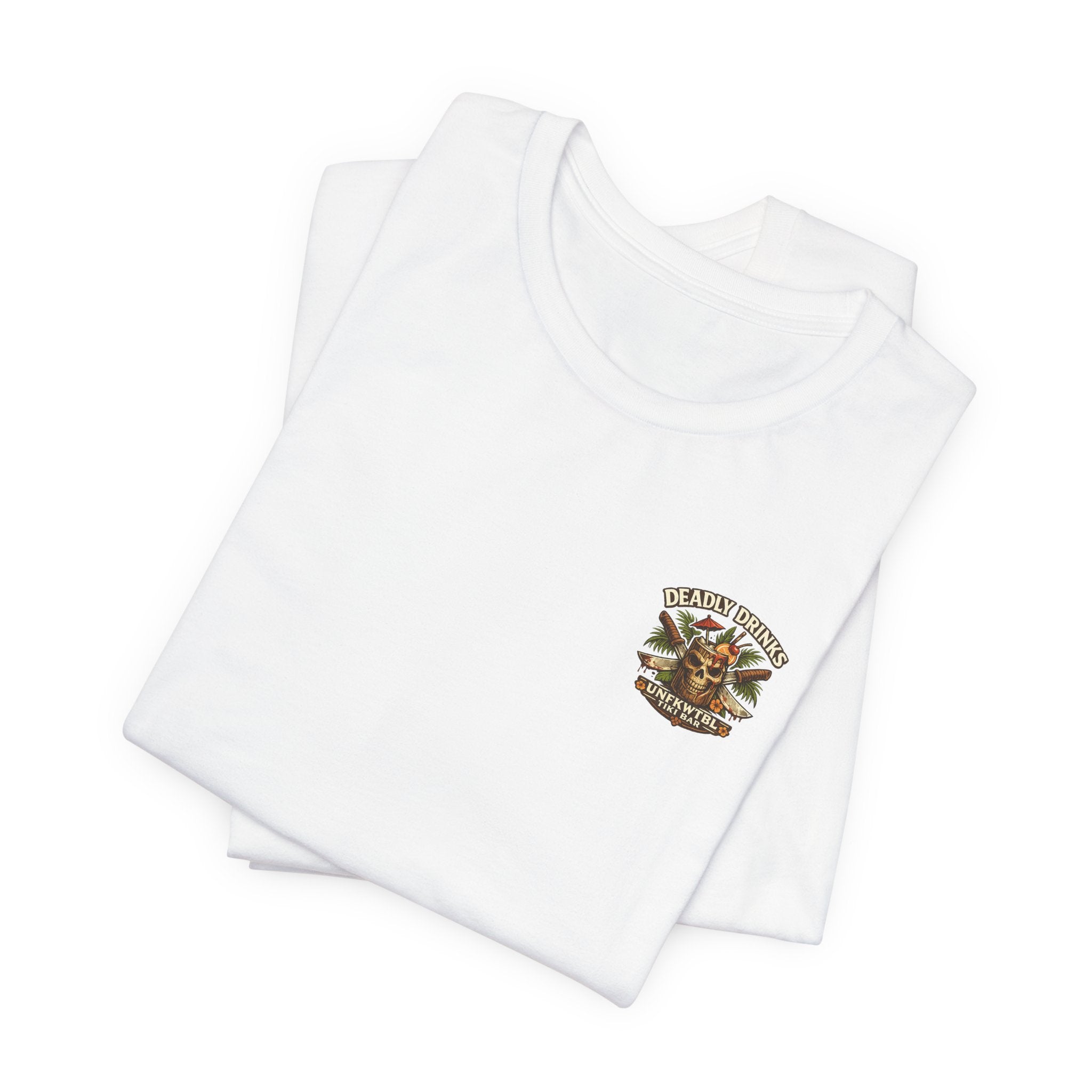 Mai Tai Massacre T-Shirt — Camp's Closed, Bar's Open Horror Vacation Tee