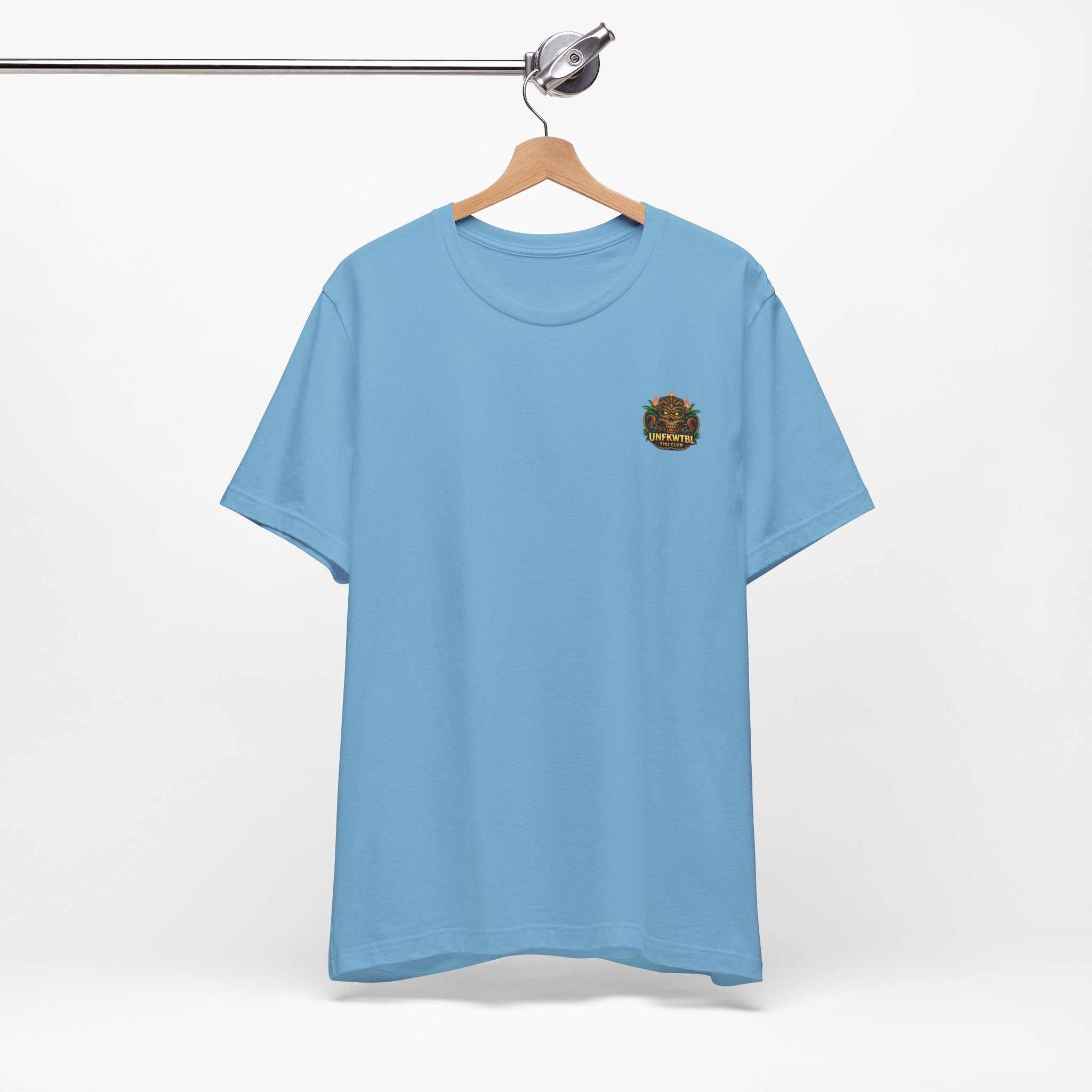 Hail the Reef King T-shirt featuring coral reef, trident, and sea monster graphic on soft cotton tee