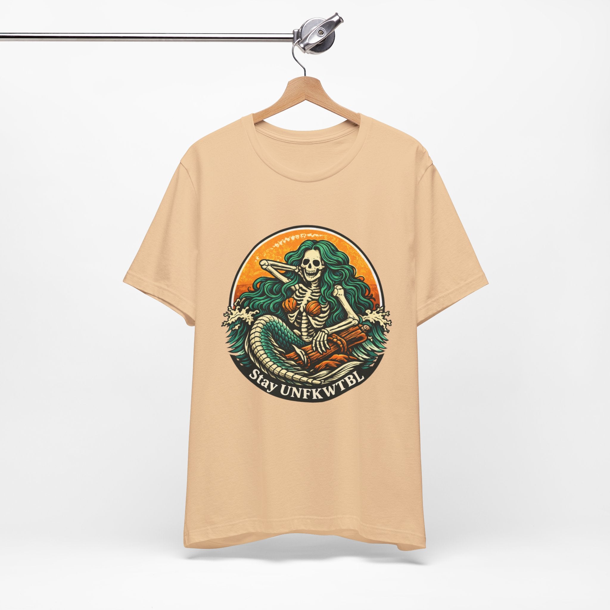 Stay Unfkwtbl Mermaid Skeleton T-Shirt