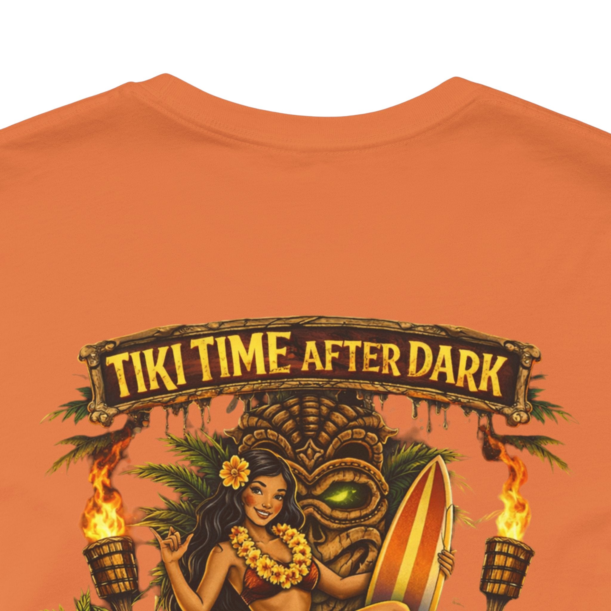 Tiki Time After Dark Tee — Vintage Tropical Bar Graphic T-Shirt