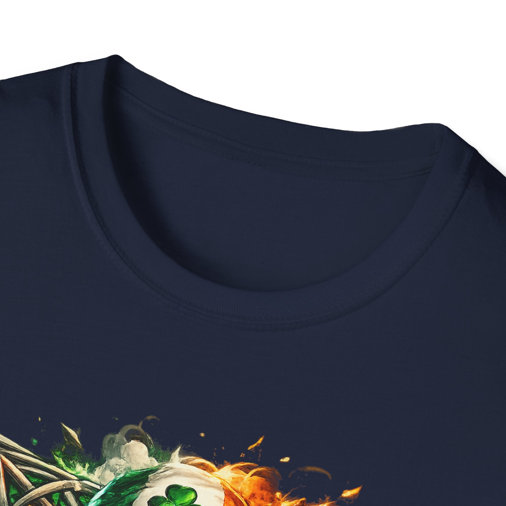 Irish Skull Graphic T-Shirt — 'UNFKWTBL' Celtic St. Patrick's Day Tee