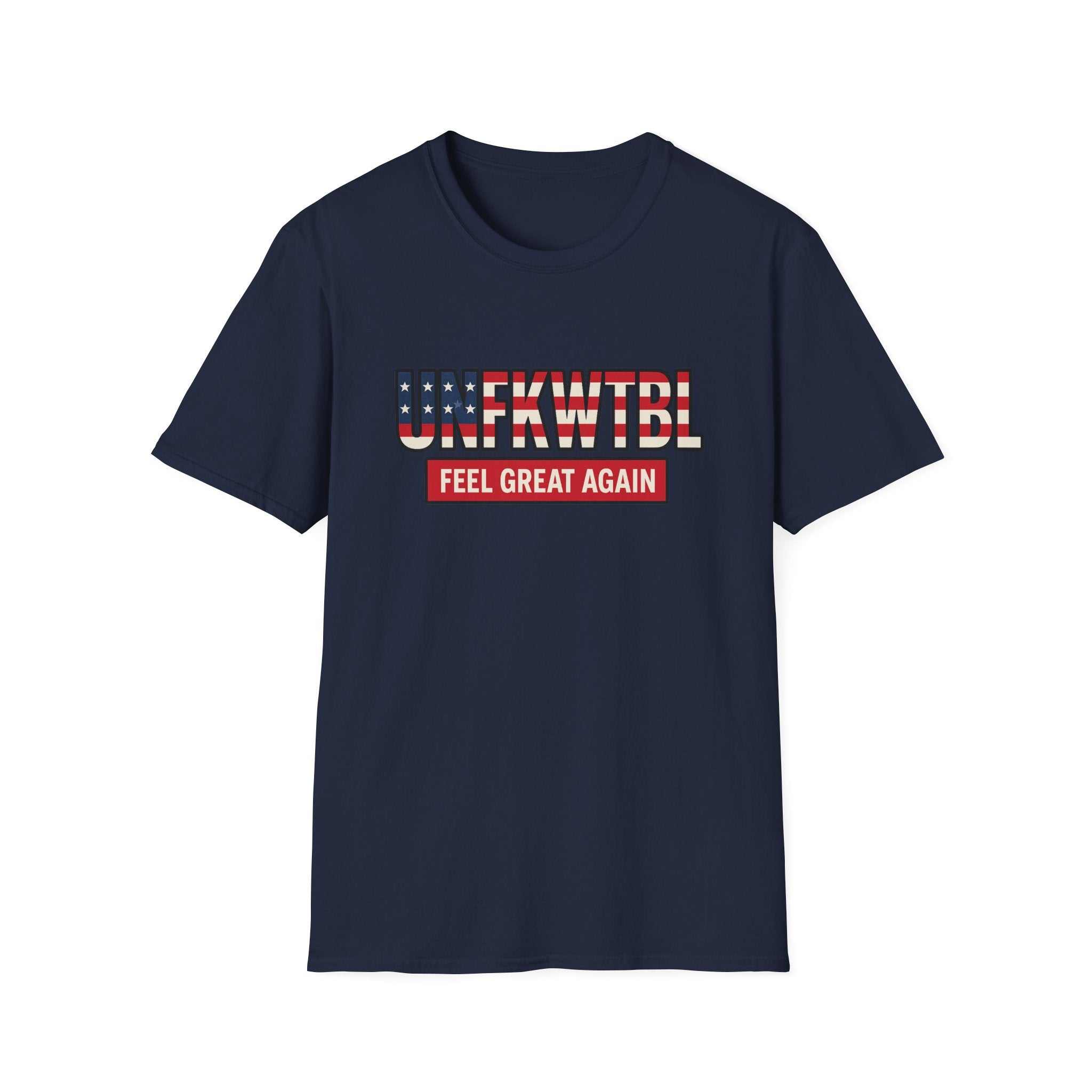 T-Shirt — "FEEL GREAT AGAIN" American Flag Graphic