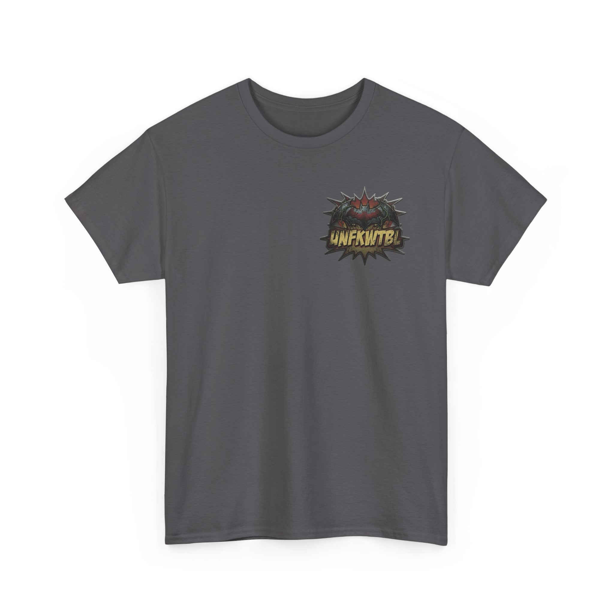 Zombie Apocalypse Dark warrior Graphic Tee — "UNFKWTBL" Retro Comic Poster T-Shirt