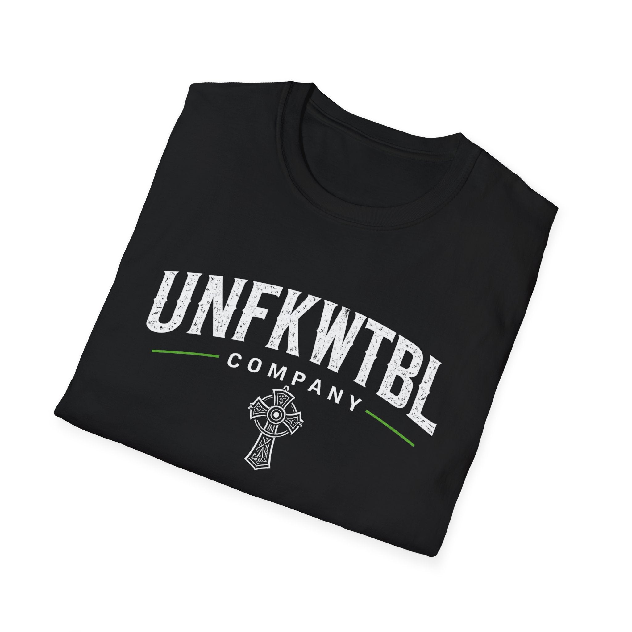 Unfkwtbl Company Graphic T-Shirt — Celtic Cross Vintage Logo