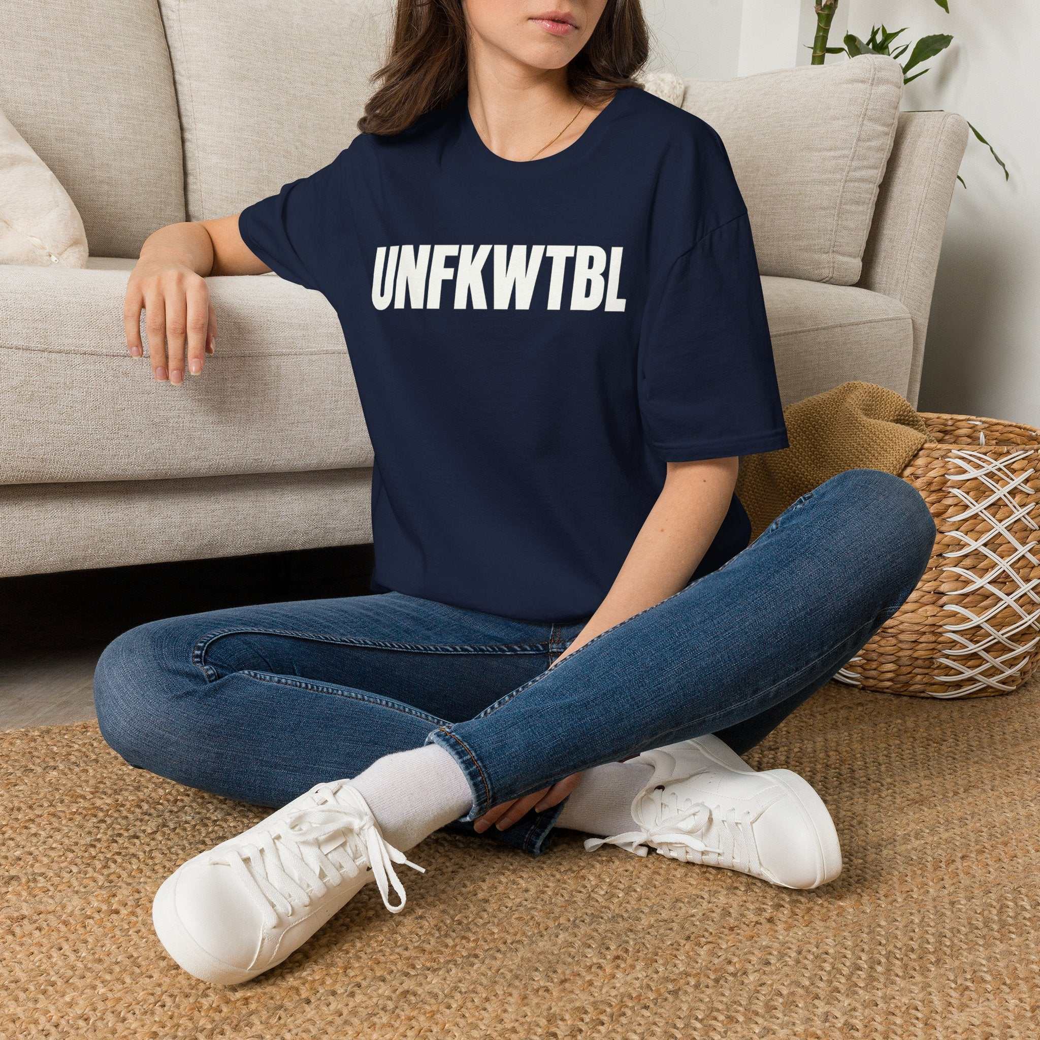UNFKWTBL Graphic Tee — Bold Abbreviation Statement Shirt