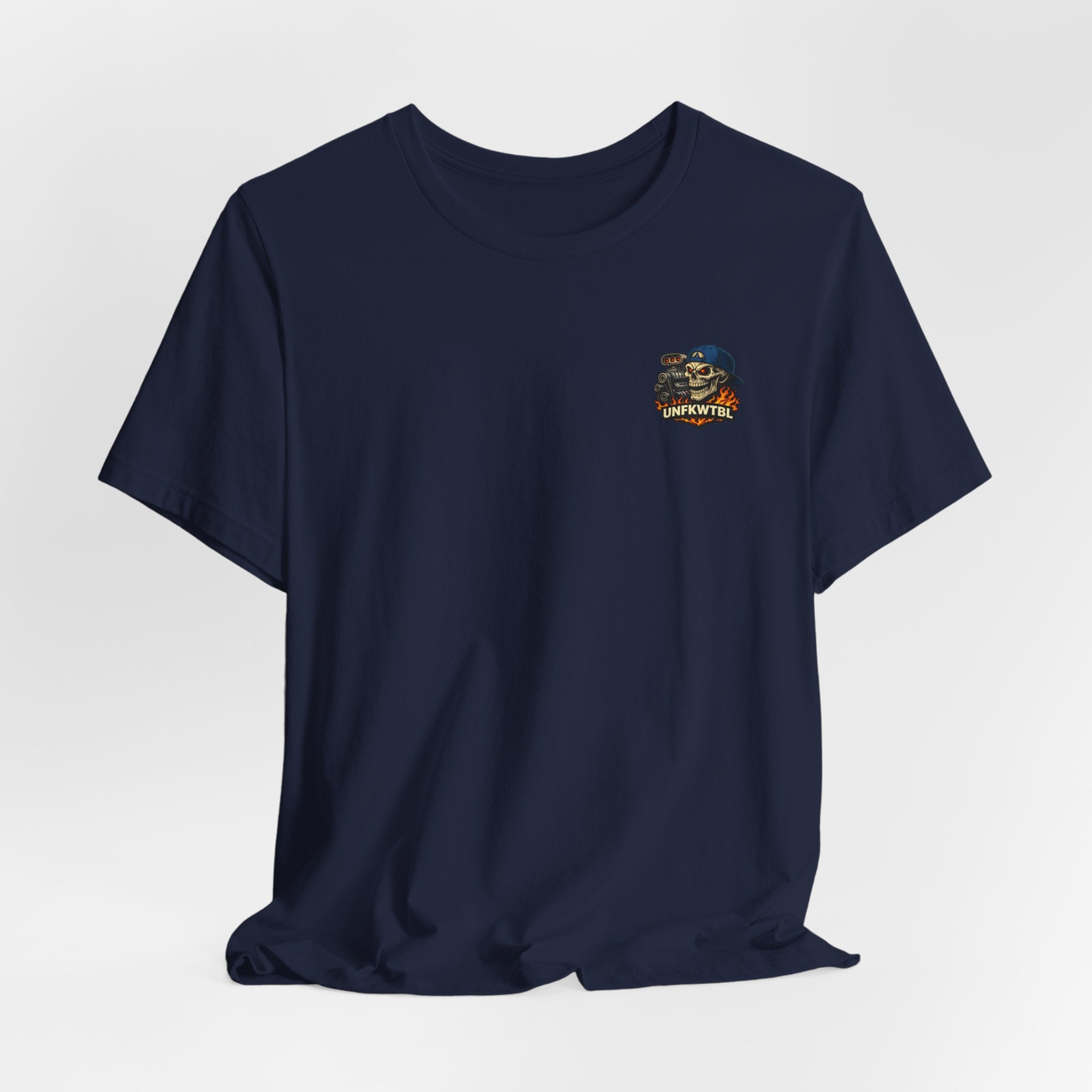 Muscle Car Skull Tee — "Built Different. Drive Hard." Graphic T-Shirt