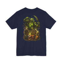 Zombie Ogre Halloween T‑Shirt — Graveyard Horror Graphic Tee