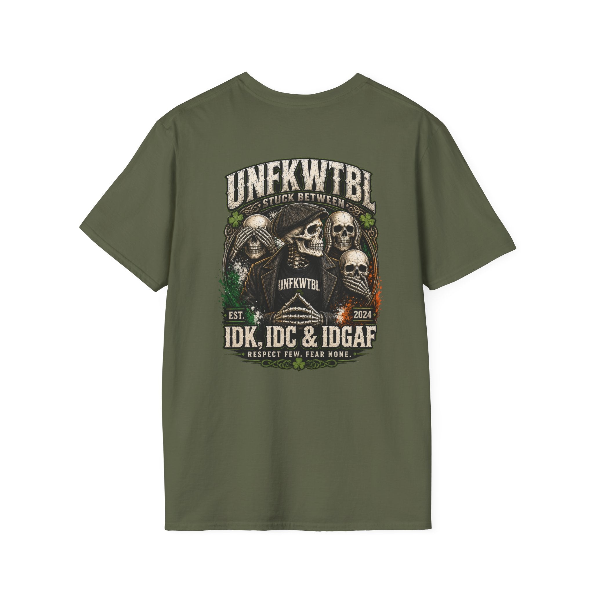 Skull Trio 'Ungrateful' Graphic T-Shirt