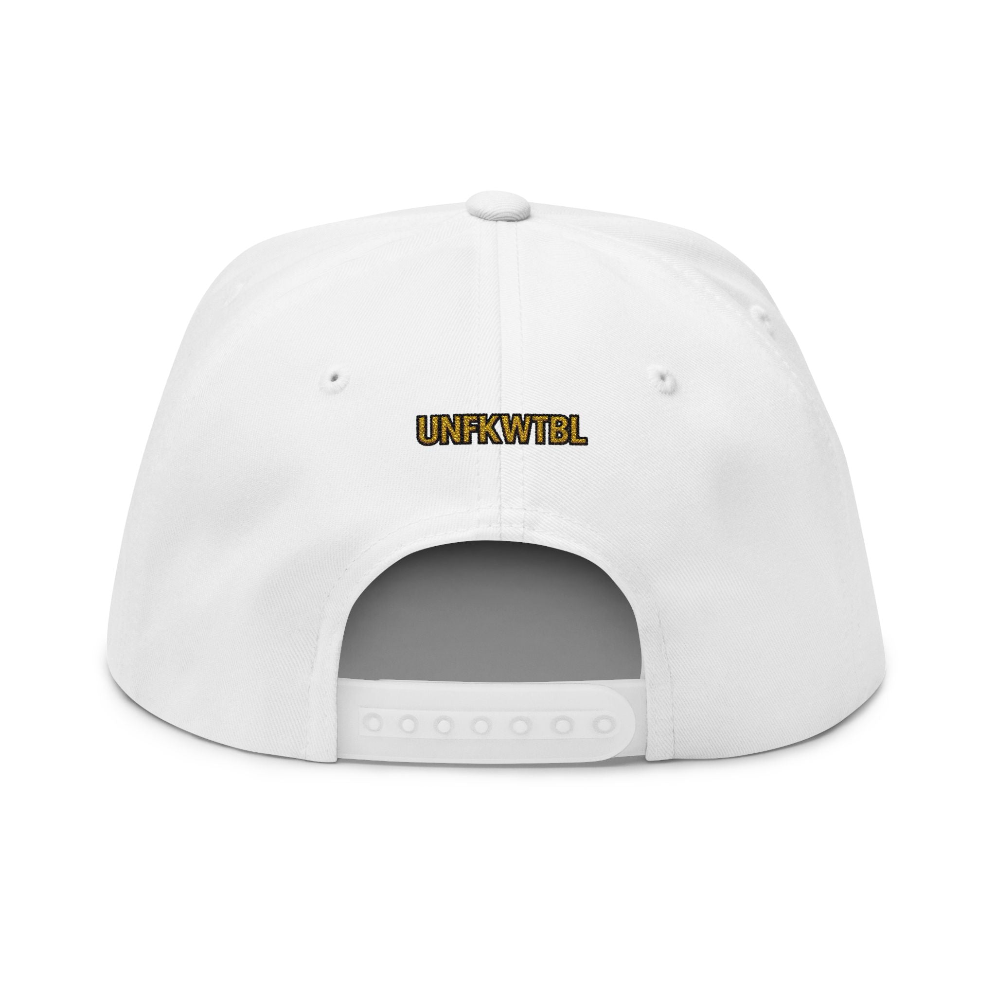 Celtic Skull Embroidered Flat Bill Cap — Viking Knot Snapback Hat