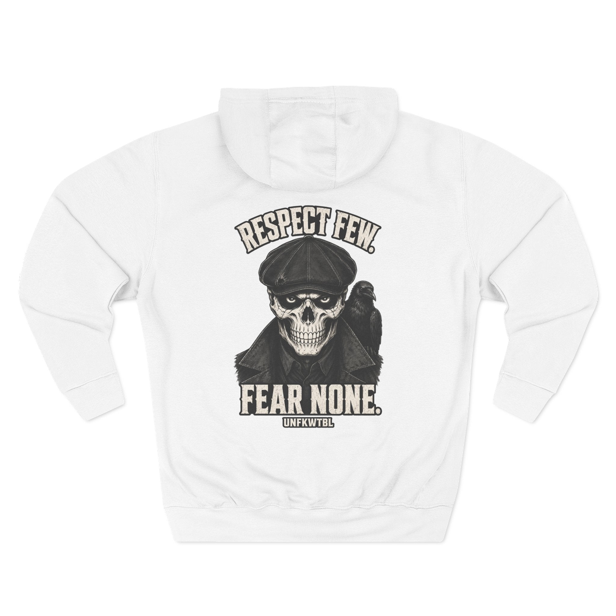 Respect Few Fear None Hoodie Skull & Raven