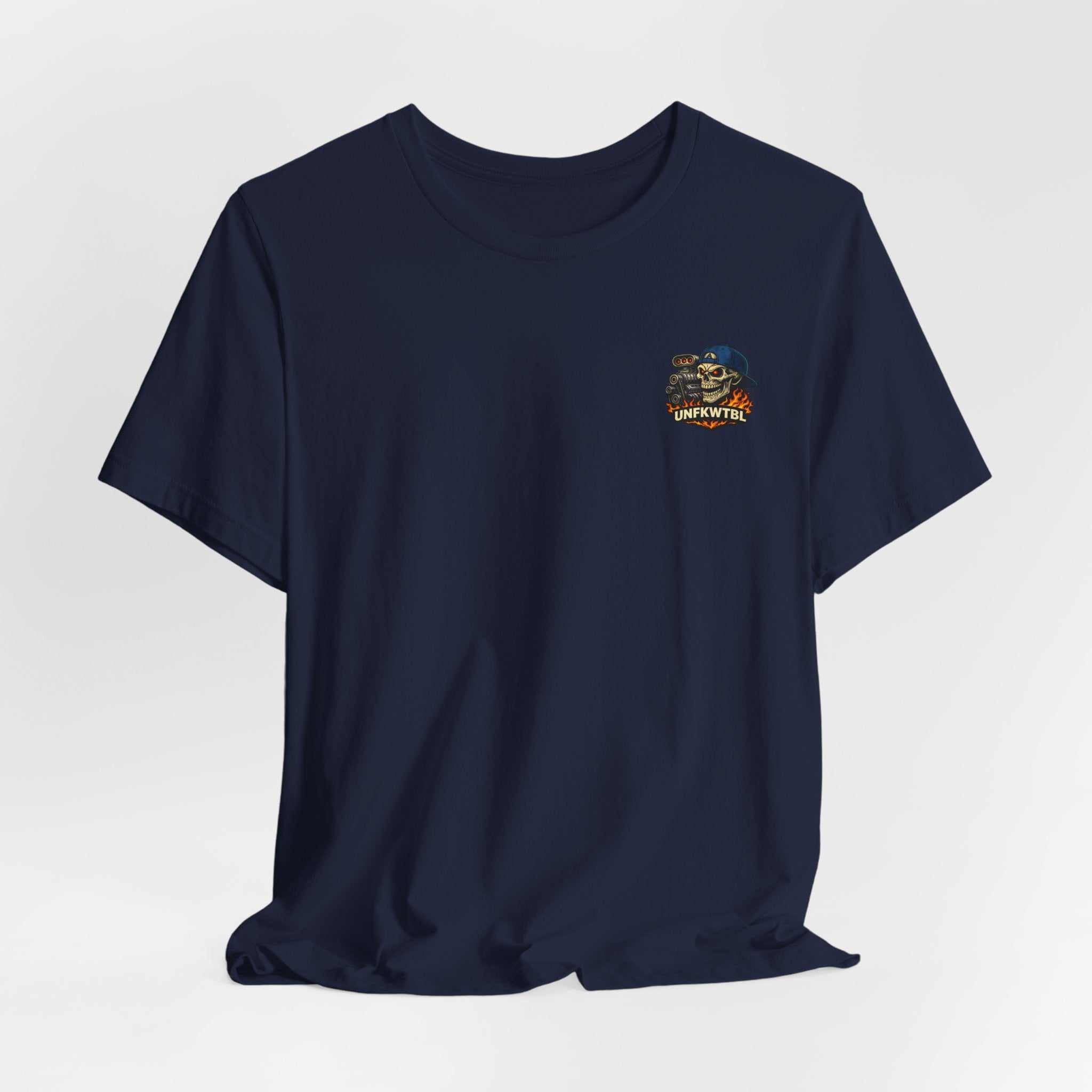 Full Throttle Till The End Tee — Skull Muscle Car Graphic T-Shirt