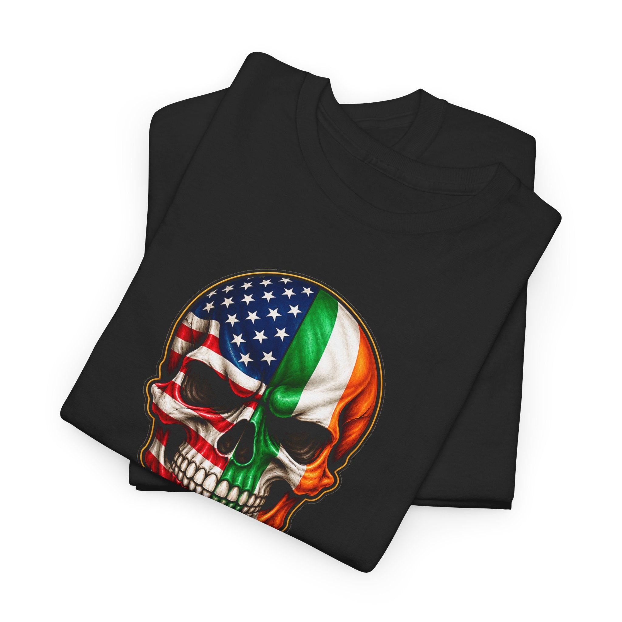 Irish-American Heritage Skull Tee