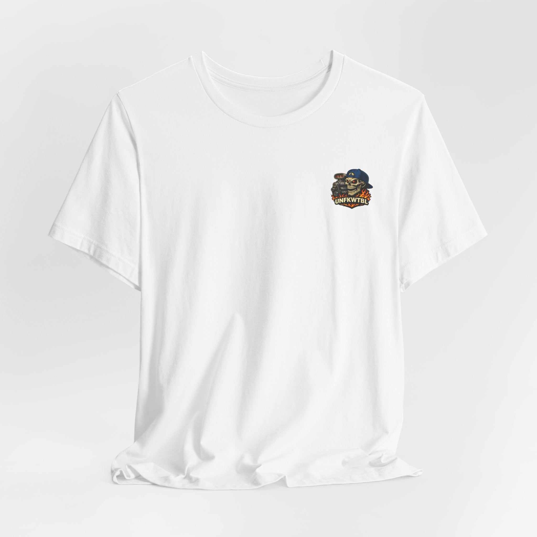 Burnout Skull Muscle Car Tee — "Still Burnin' Rubber" Graphic T-Shirt
