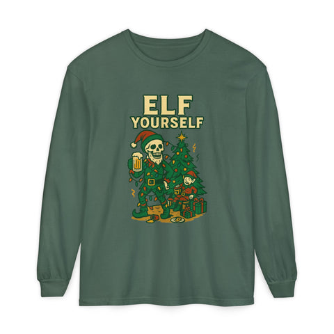 Elf Yourself Christmas Long Sleeve T-Shirt