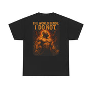 Atlas The World Bends Unisex Tee - Power of Mind and Soul Design