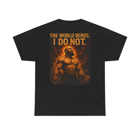 Atlas The World Bends Unisex Tee - Power of Mind and Soul Design