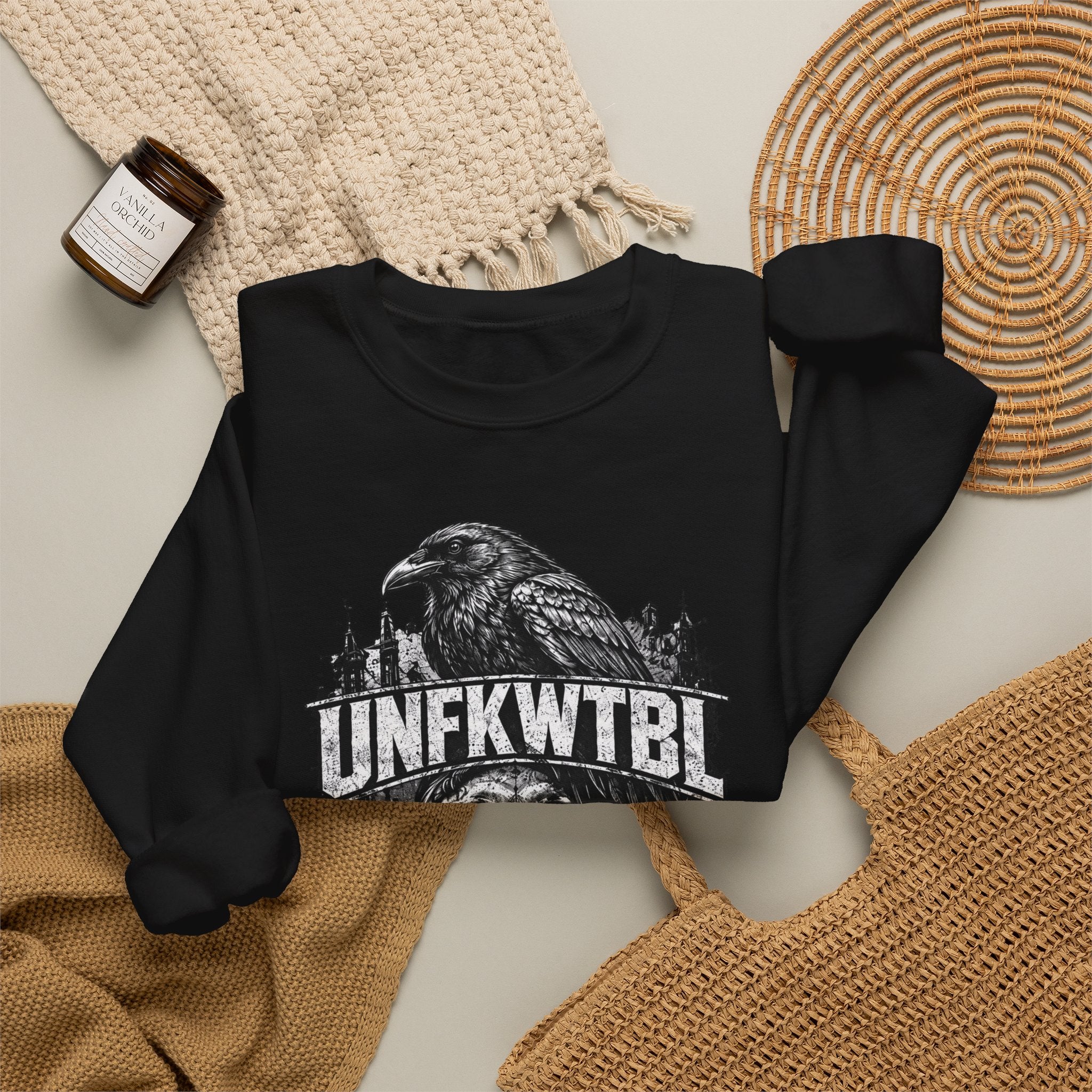 The Dirty Hands Raven Crewneck Sweatshirt