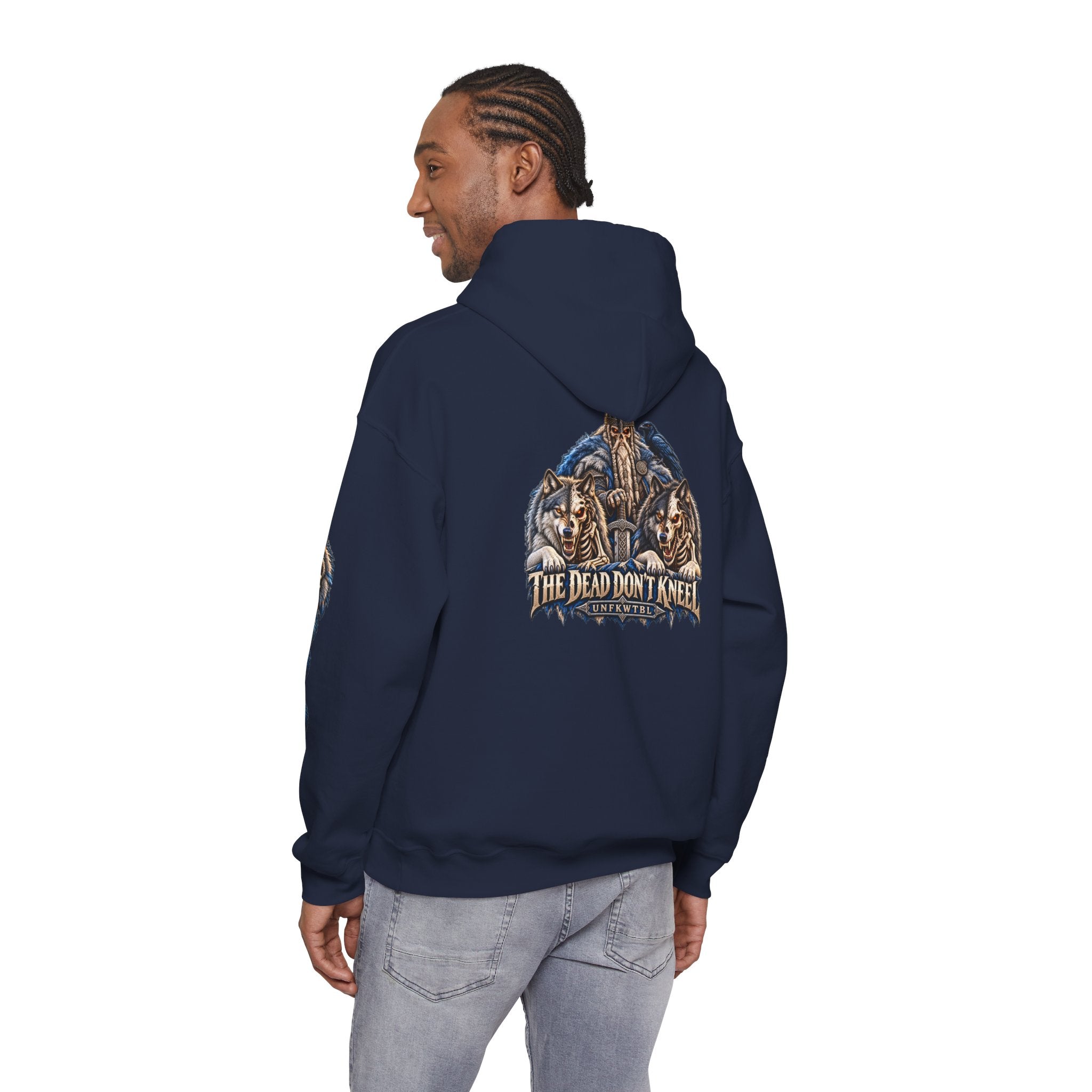 The Dead Don’t Kneel Wolf Hoodie | UNFKWTBL