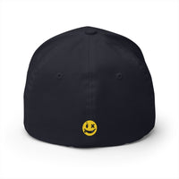 Embroidered Smiley Face Cap — UNFKWITBL Vintage Grunge Baseball Hat