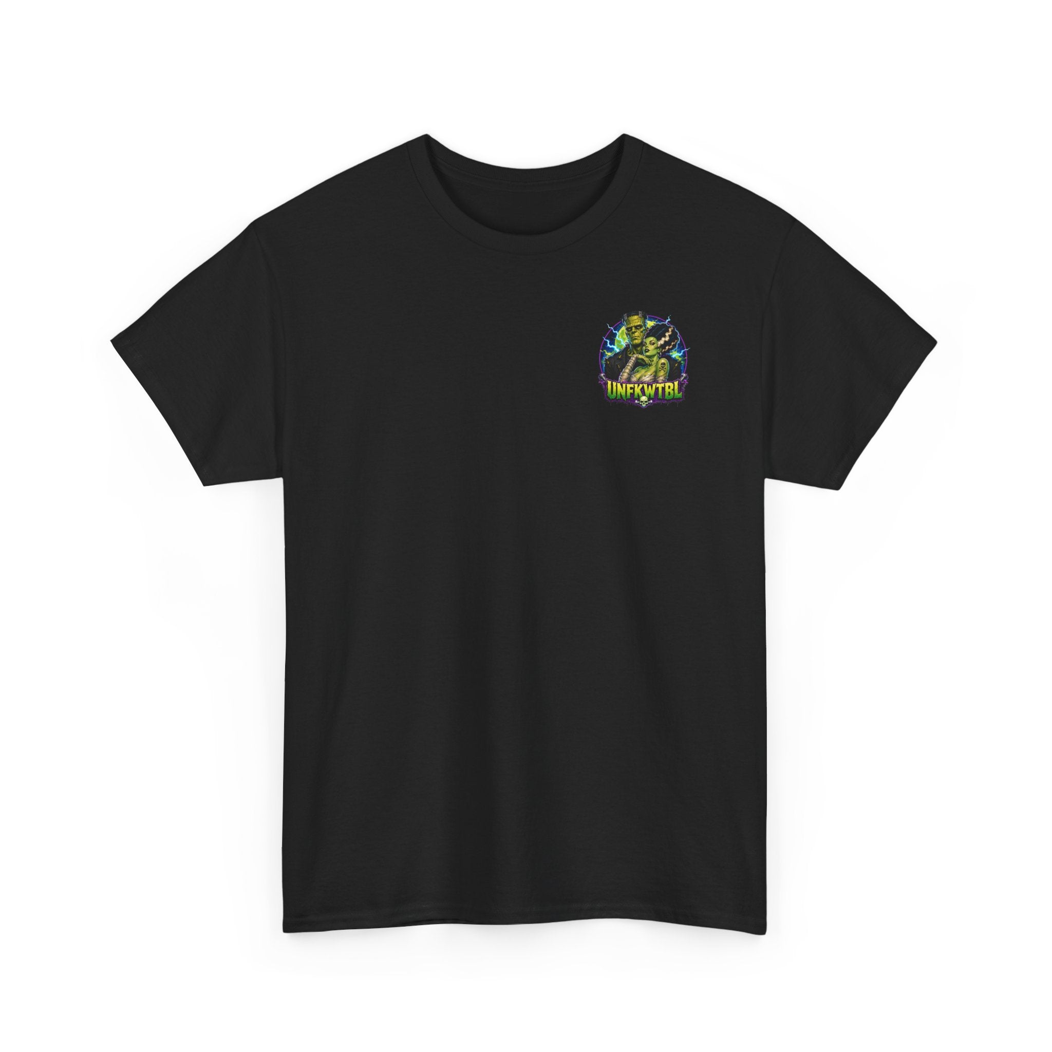 Frankenstein Graphic Tee — "UNFKWTBL" Retro Horror Poster T-Shirt