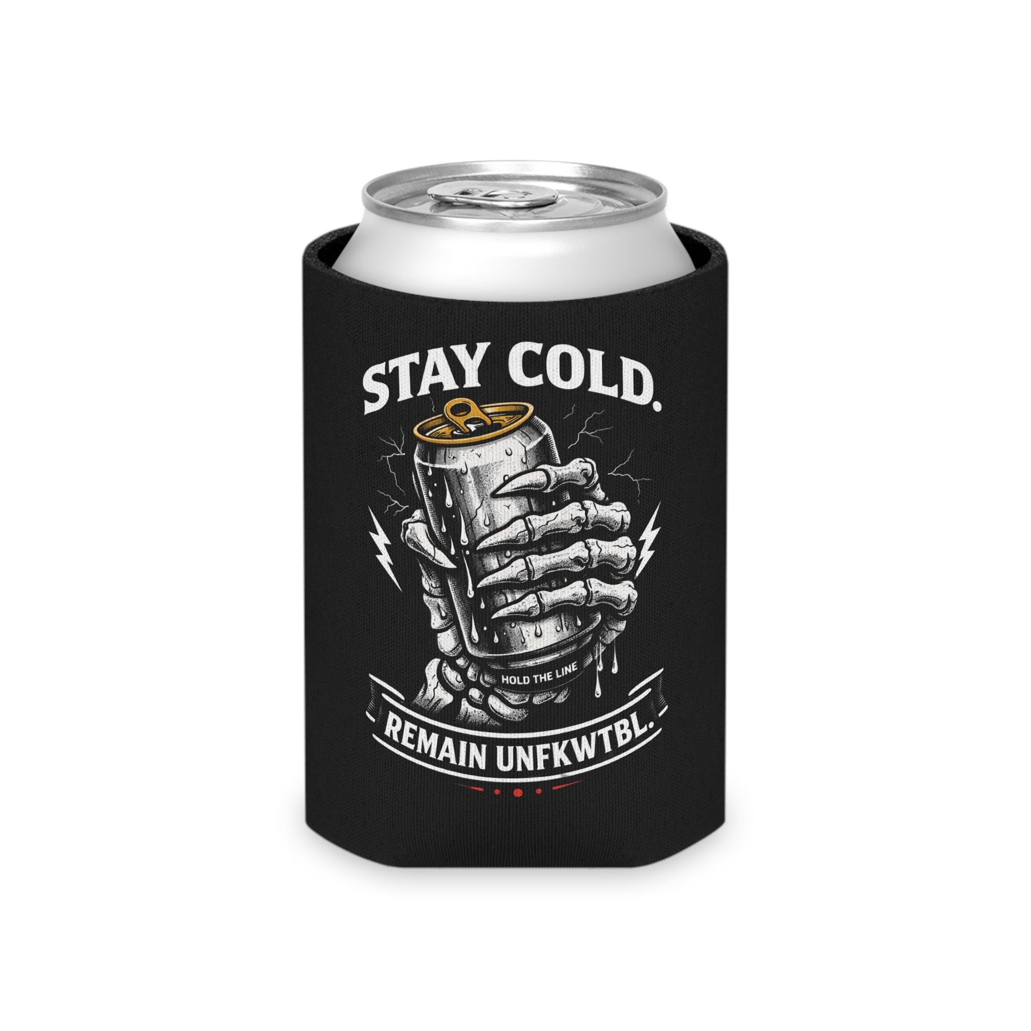 Can Cooler — "Beer Armor" Insulated Koozie (Stay Cold / Remain Unfwktbl)