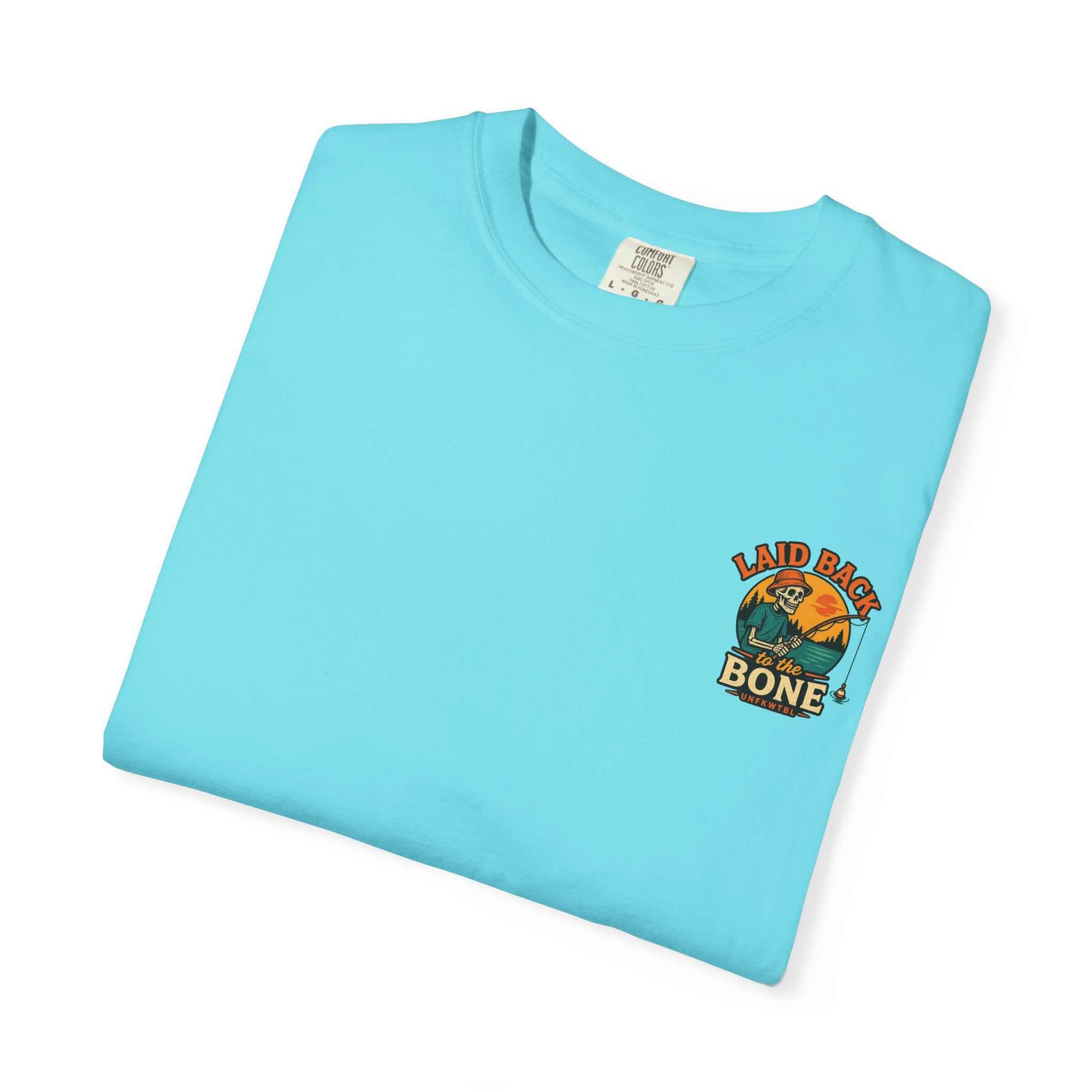 T-Shirt — "Gone Fishing" Retro Skeleton Fishing Graphic Tee