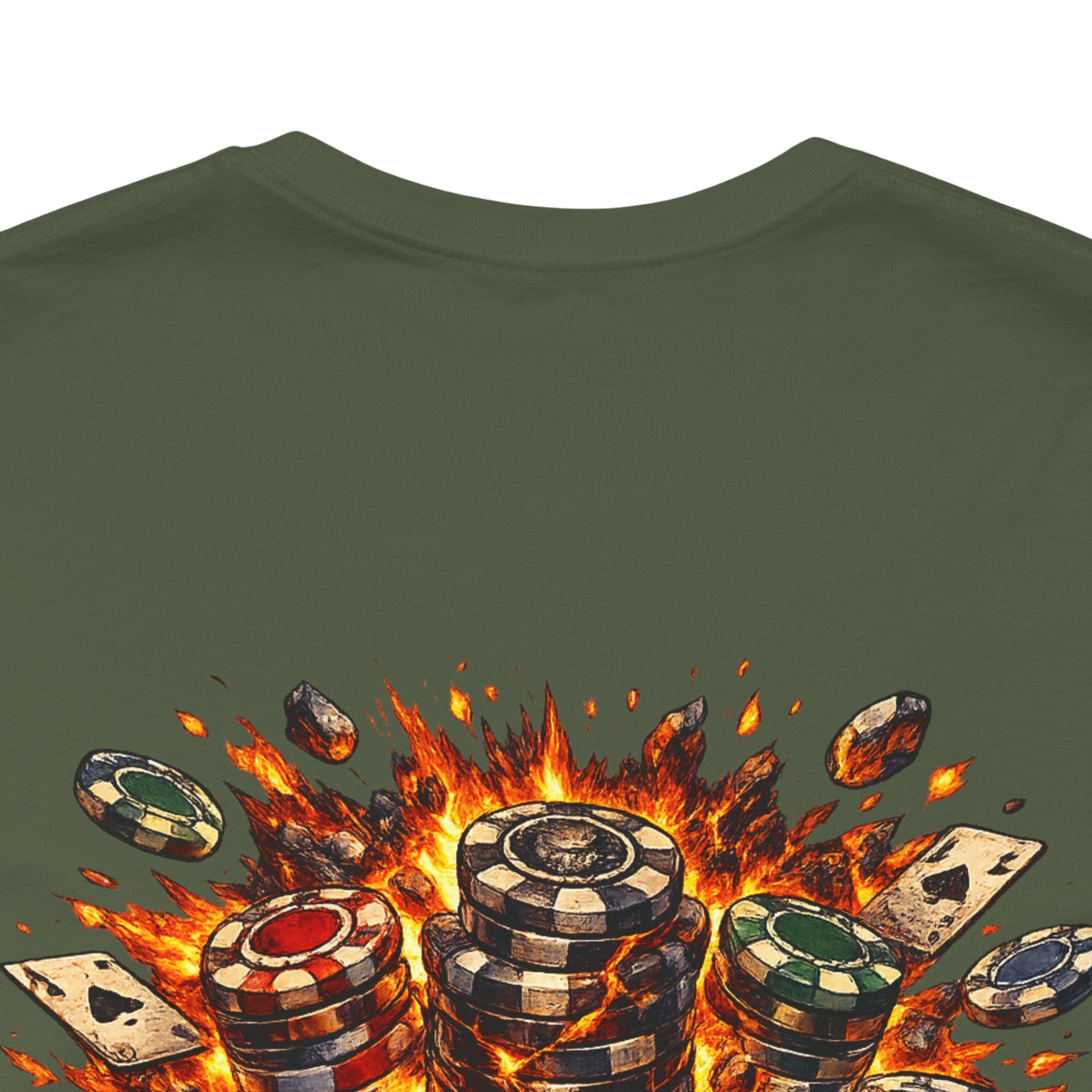 Stack the Odds Poker T-Shirt — Casino Chips & Cards Graphic Tee