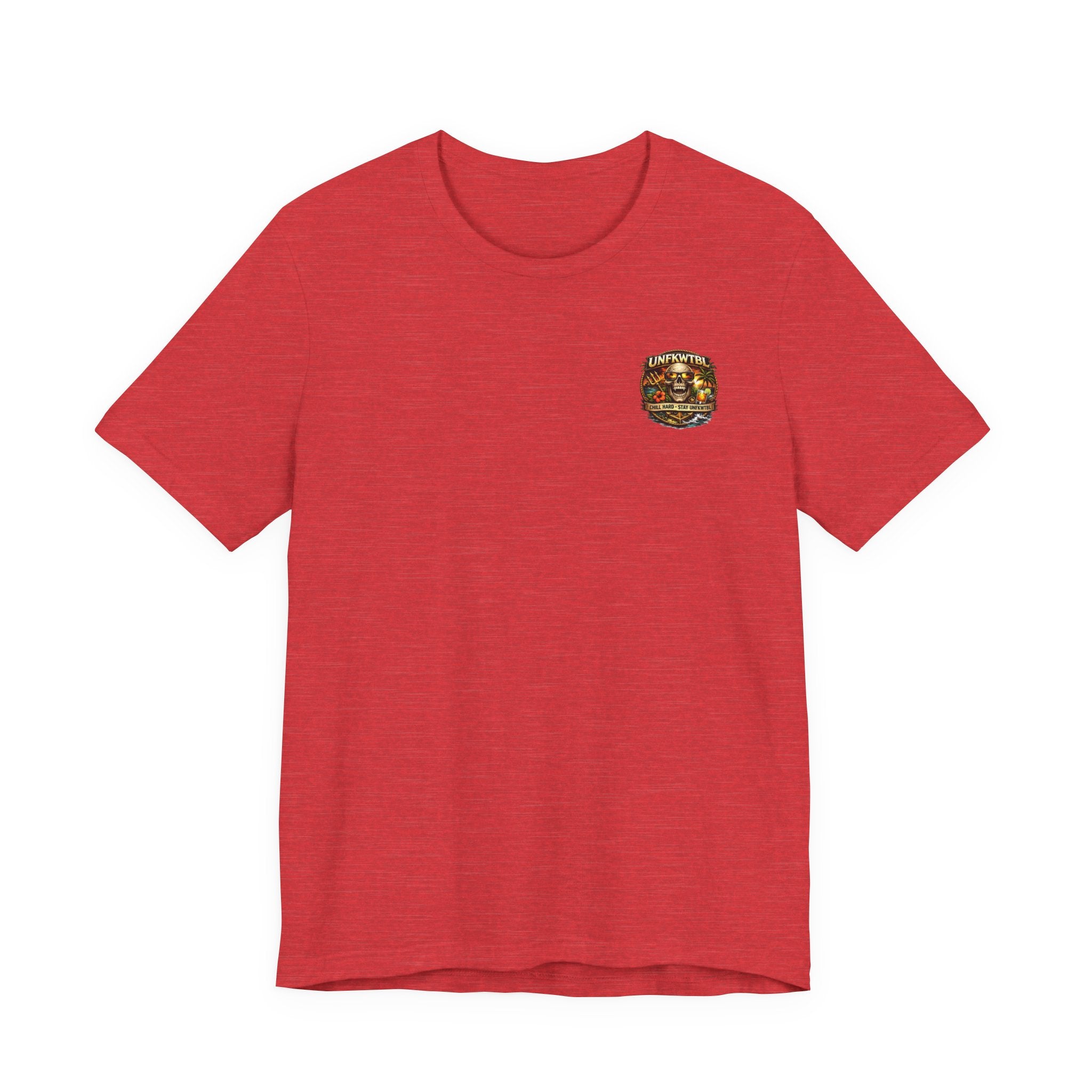 Chaos Island Skull T-Shirt — Tropical Pirate Graphic Tee