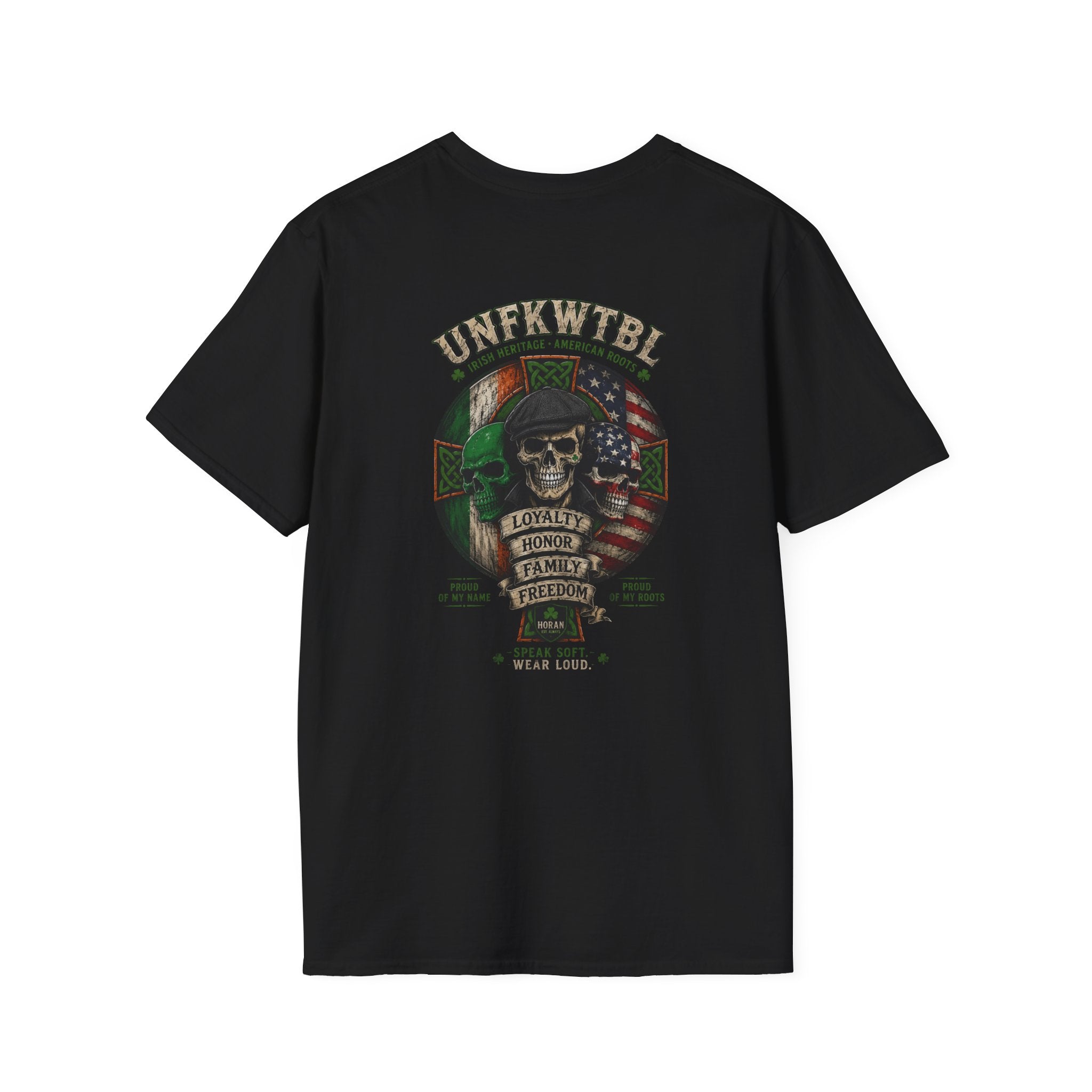 UNFKWTBL Vintage Logo T‑Shirt — Tactical Green Graphic Tee