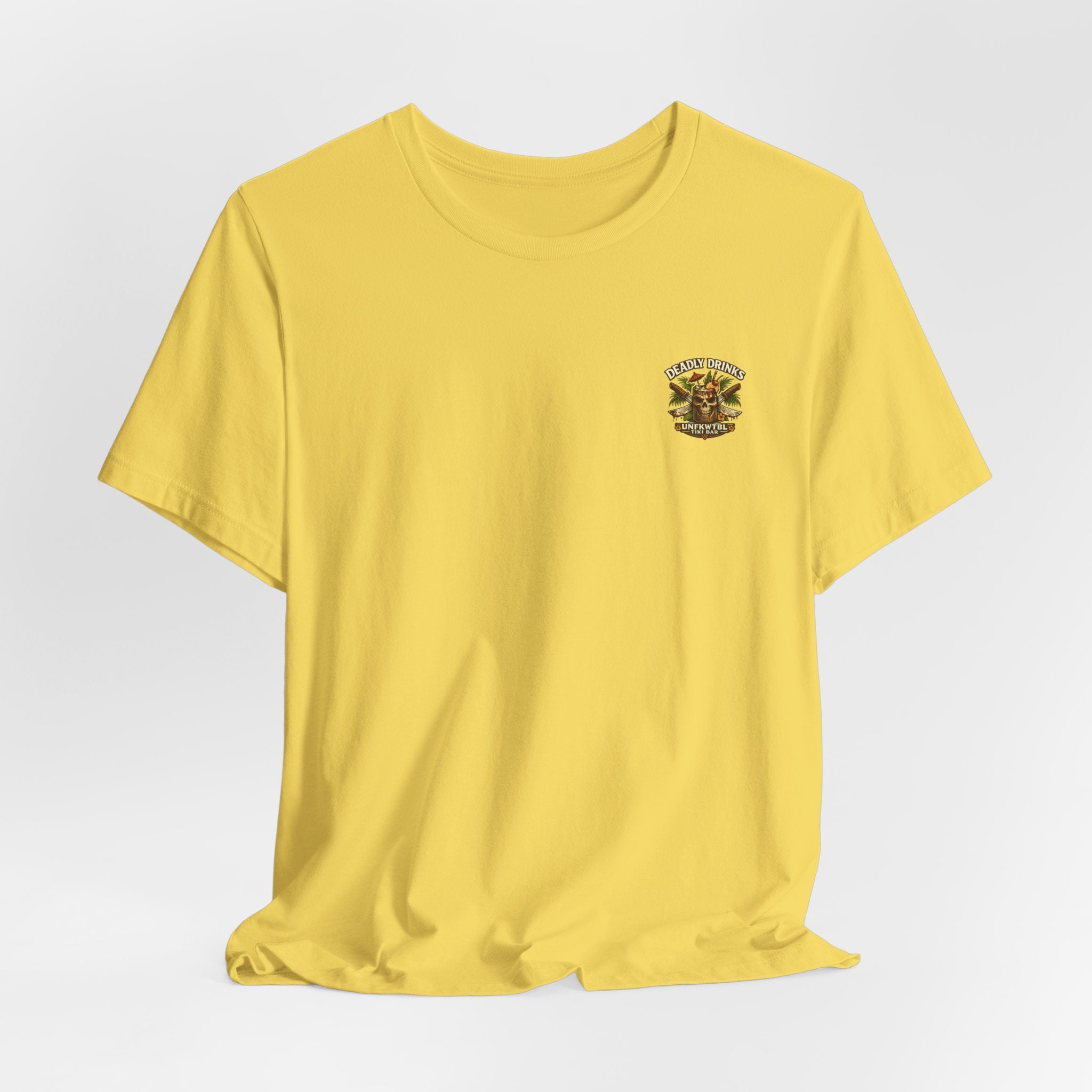 Blue Hawaiian Monster T-Shirt — Tropical Frankenstein Cocktail Graphic Tee