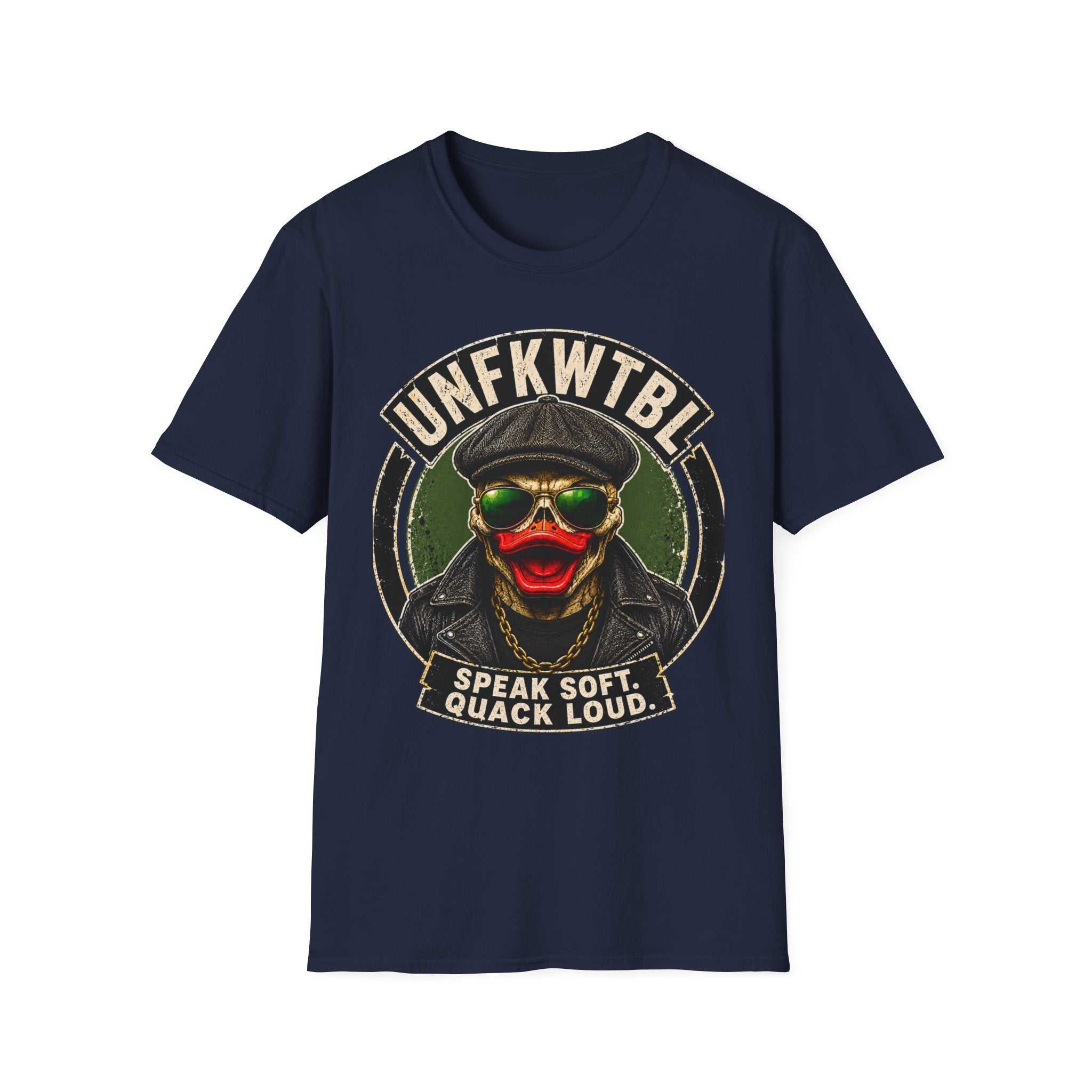 Duck Skull Speak Soft, Quack Loud Vintage Tee