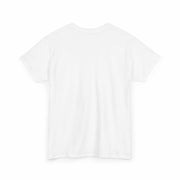 White blank unisex t-shirt back view for Zombie Football Unisex Tee design.