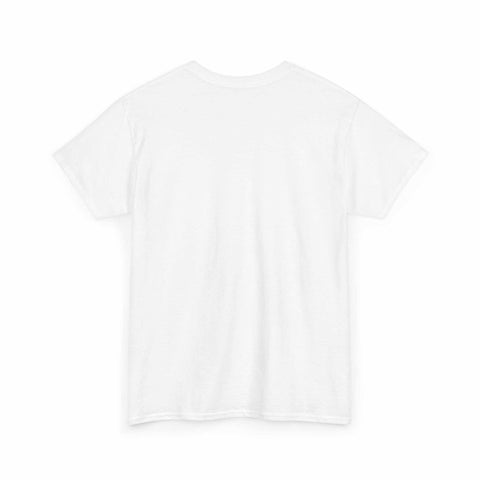 White blank unisex t-shirt back view for Zombie Football Unisex Tee design.