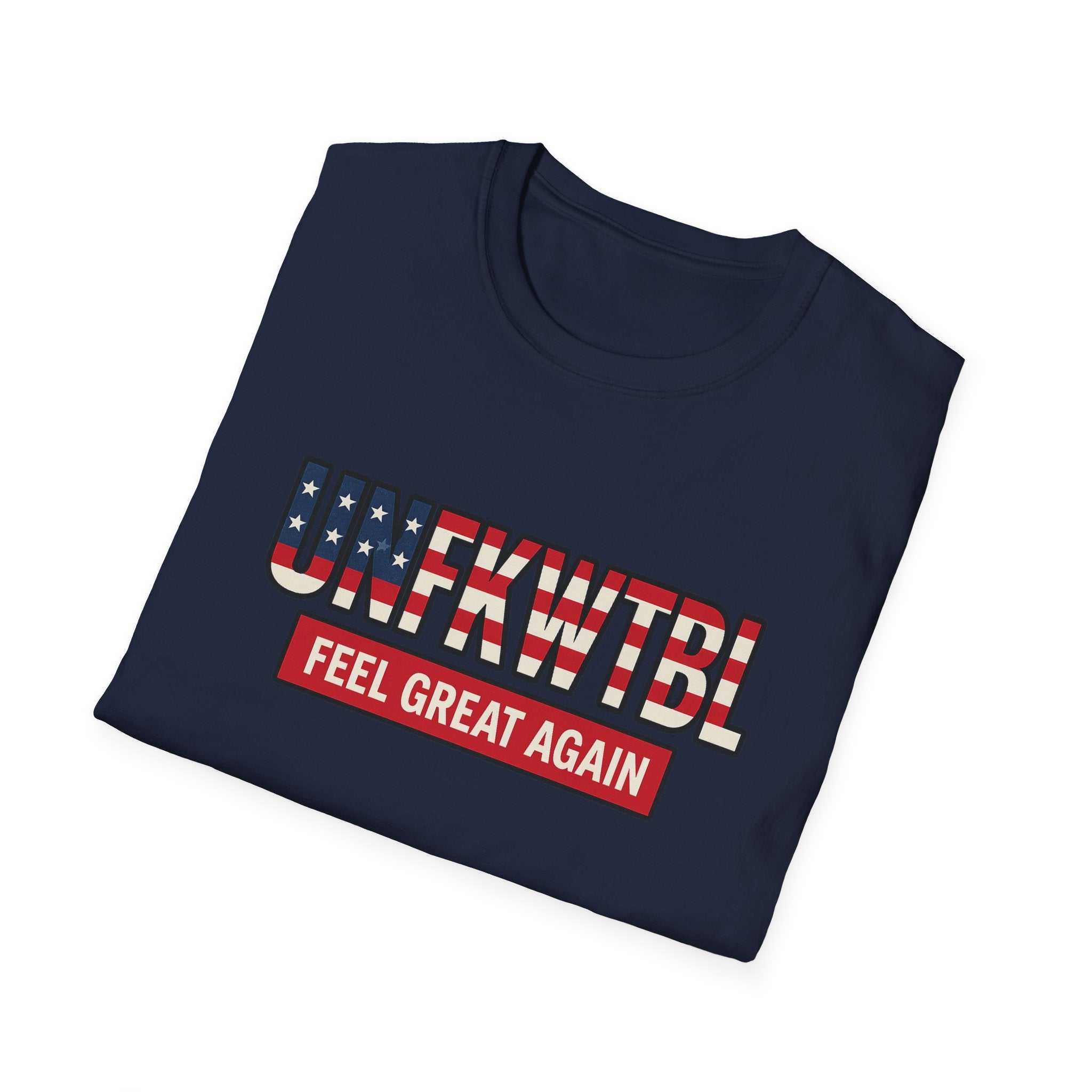 T-Shirt — "FEEL GREAT AGAIN" American Flag Graphic