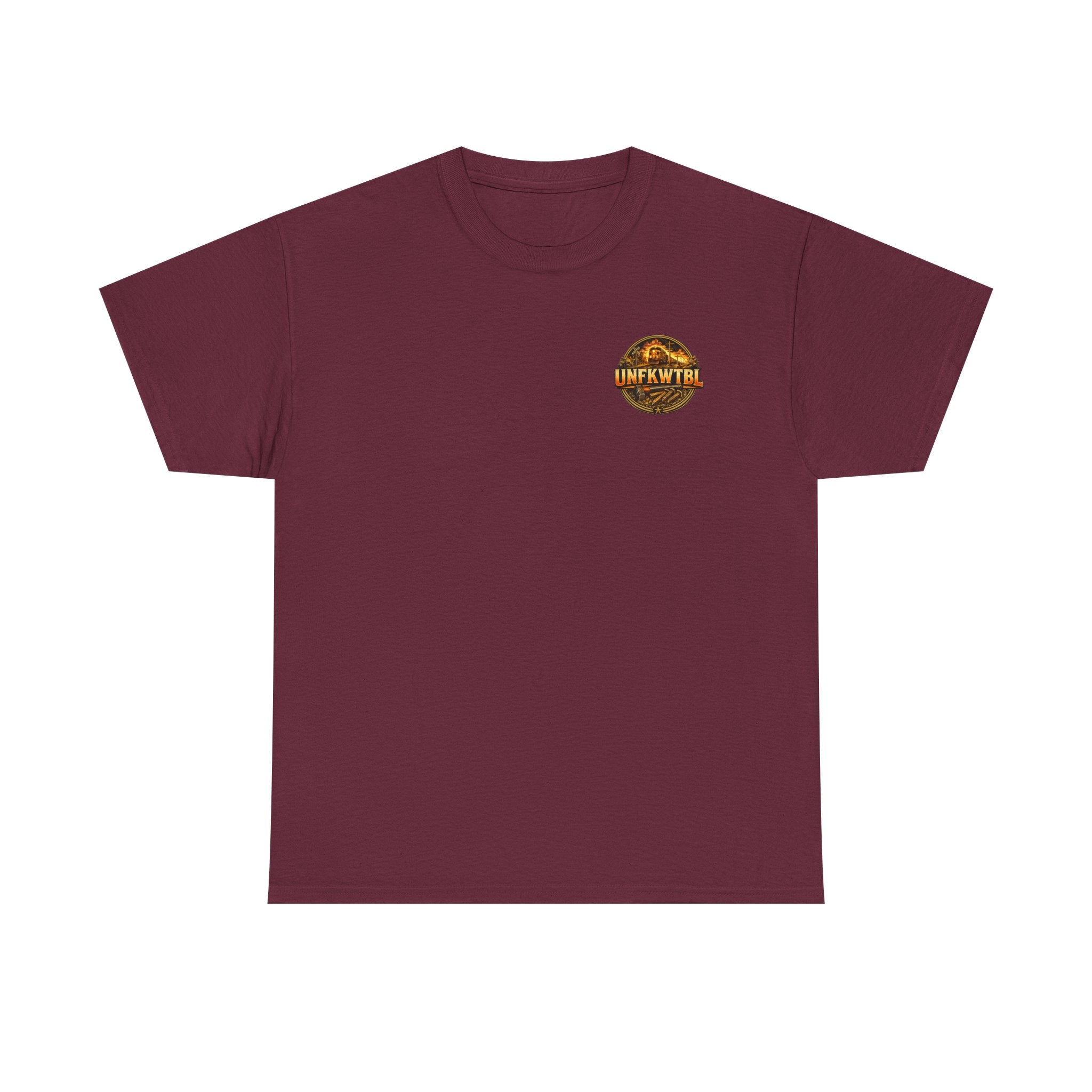 Vintage Railroad Tee — "Blood, Sweat, Steel" Graphic Train T-Shirt