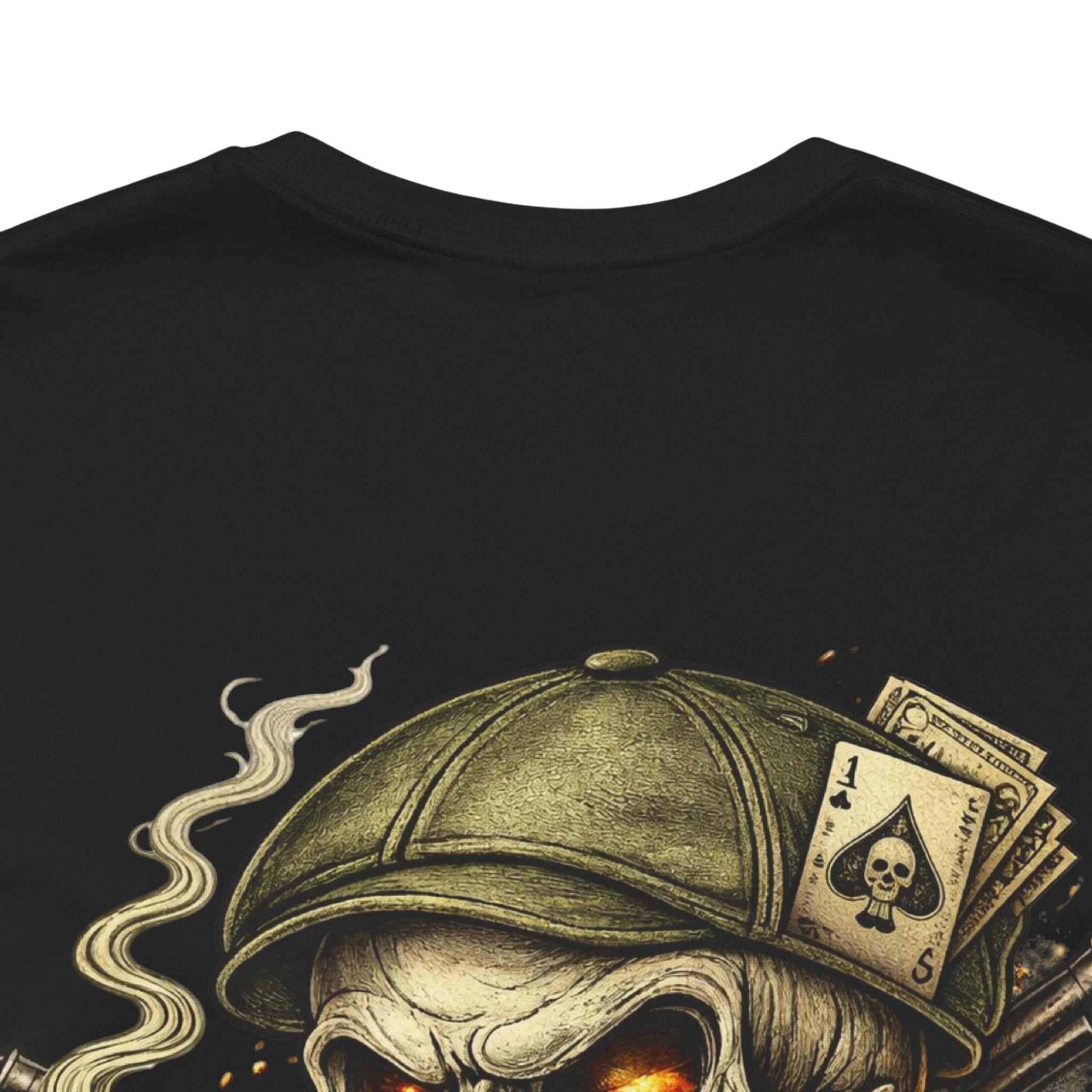 Skull Cigar Tee — "Ain't Done Yet" Vintage Biker T-Shirt