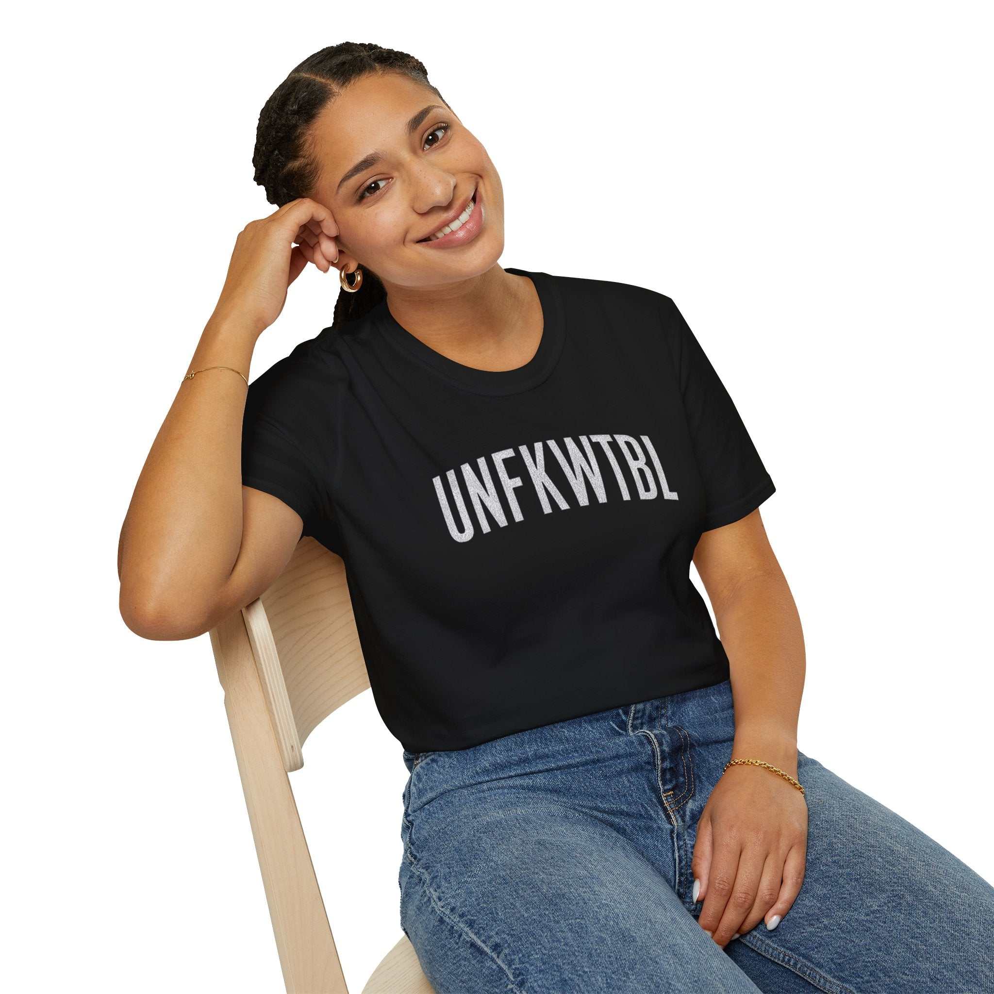 UNFKWTBL Graphic Tee minimalist bold lettering soft lightweight cotton shirt