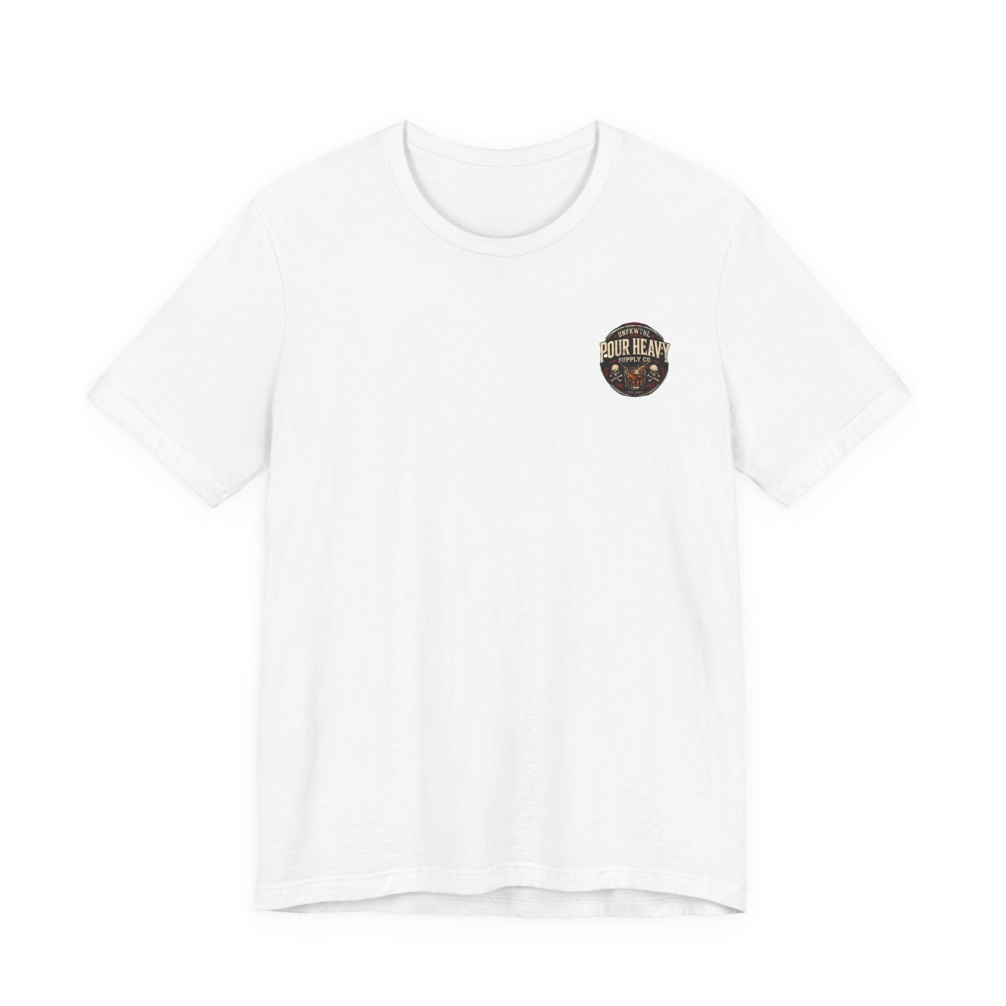 Beach Pinup T‑Shirt — "Less Thinkin', More Drinkin'" Retro Tropical Tee