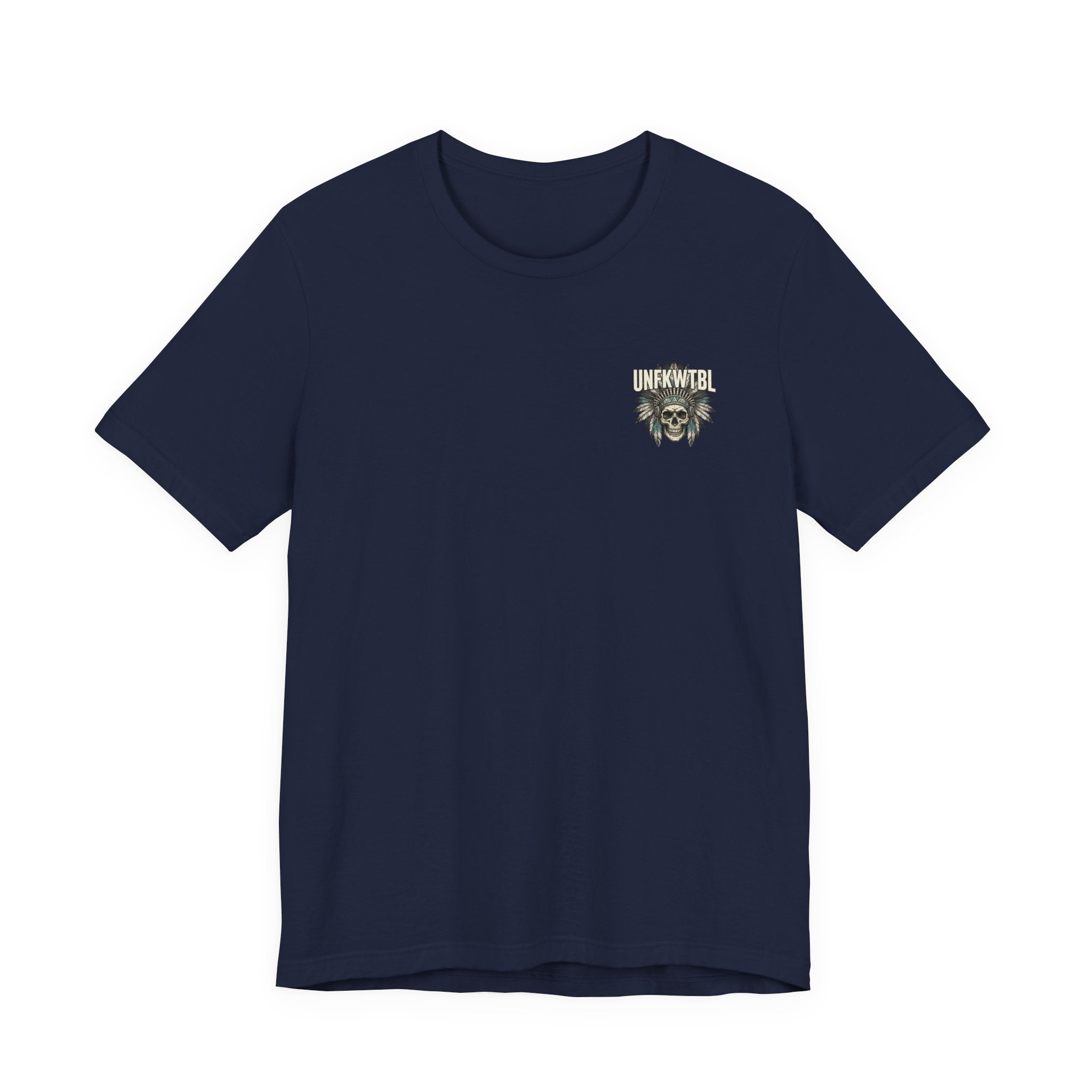 American Iron Motorcycle T-Shirt — "UNFKWTBL" Patriotic Eagle & Skull Tee