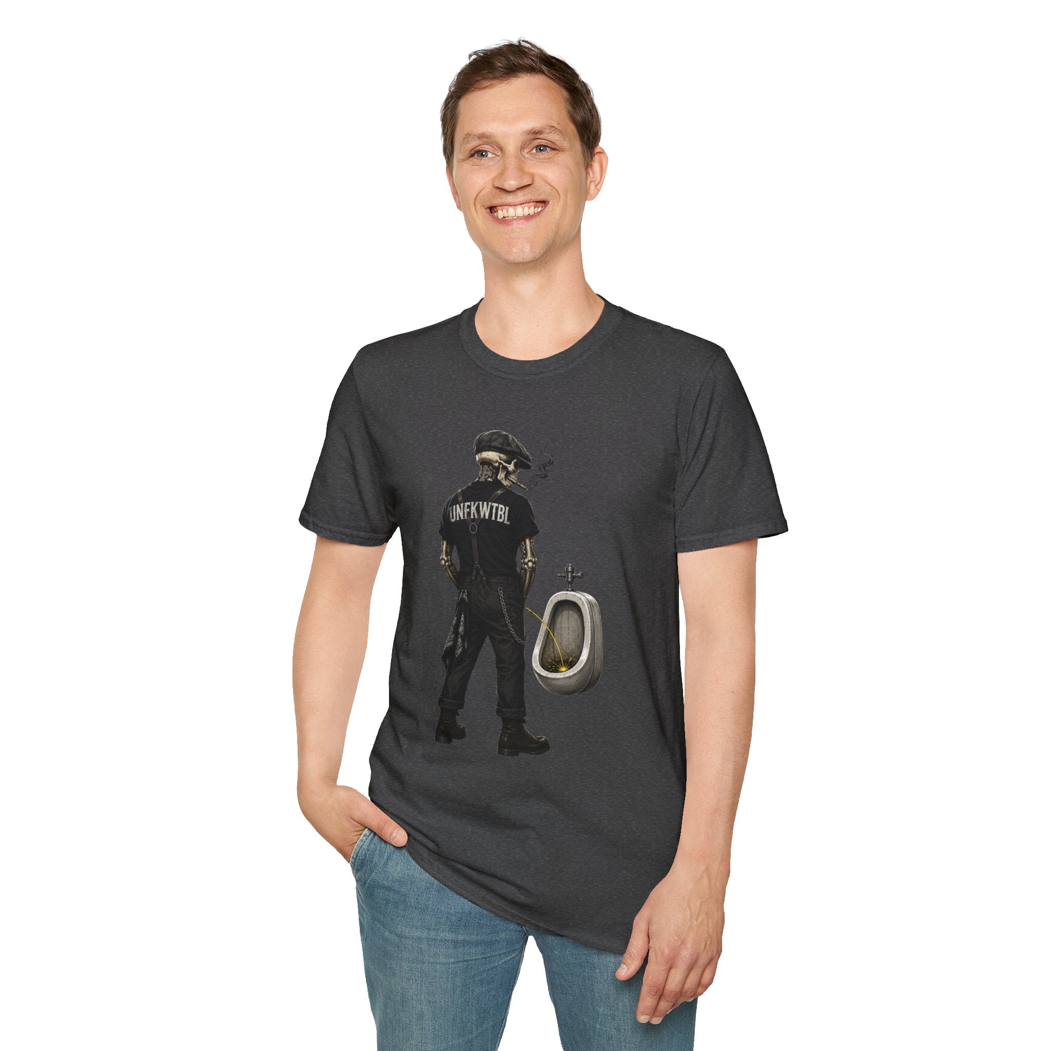 Rebel Skeleton Graphic T-Shirt — UNFKWTBL Streetwear Tee
